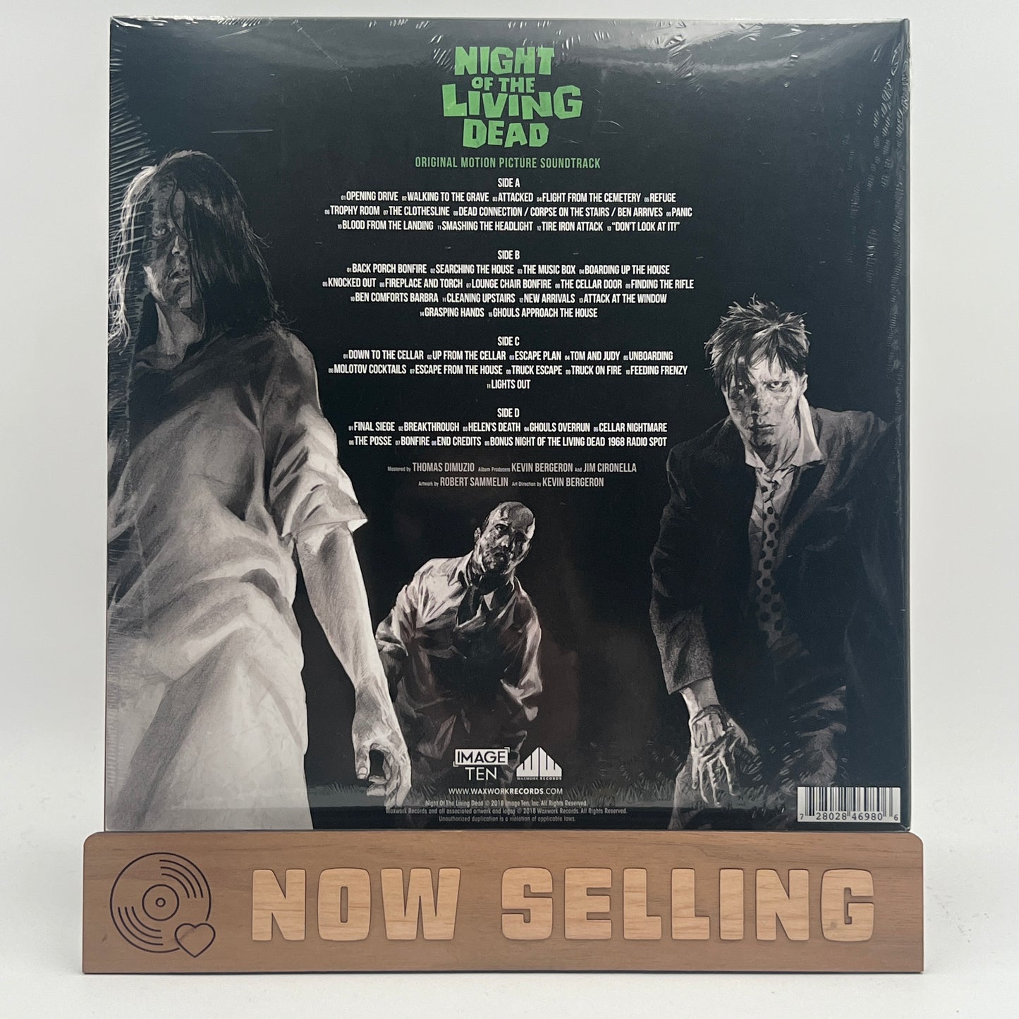 Night Of The Living Dead Soundtrack Vinyl LP Clear Smoke SEALED