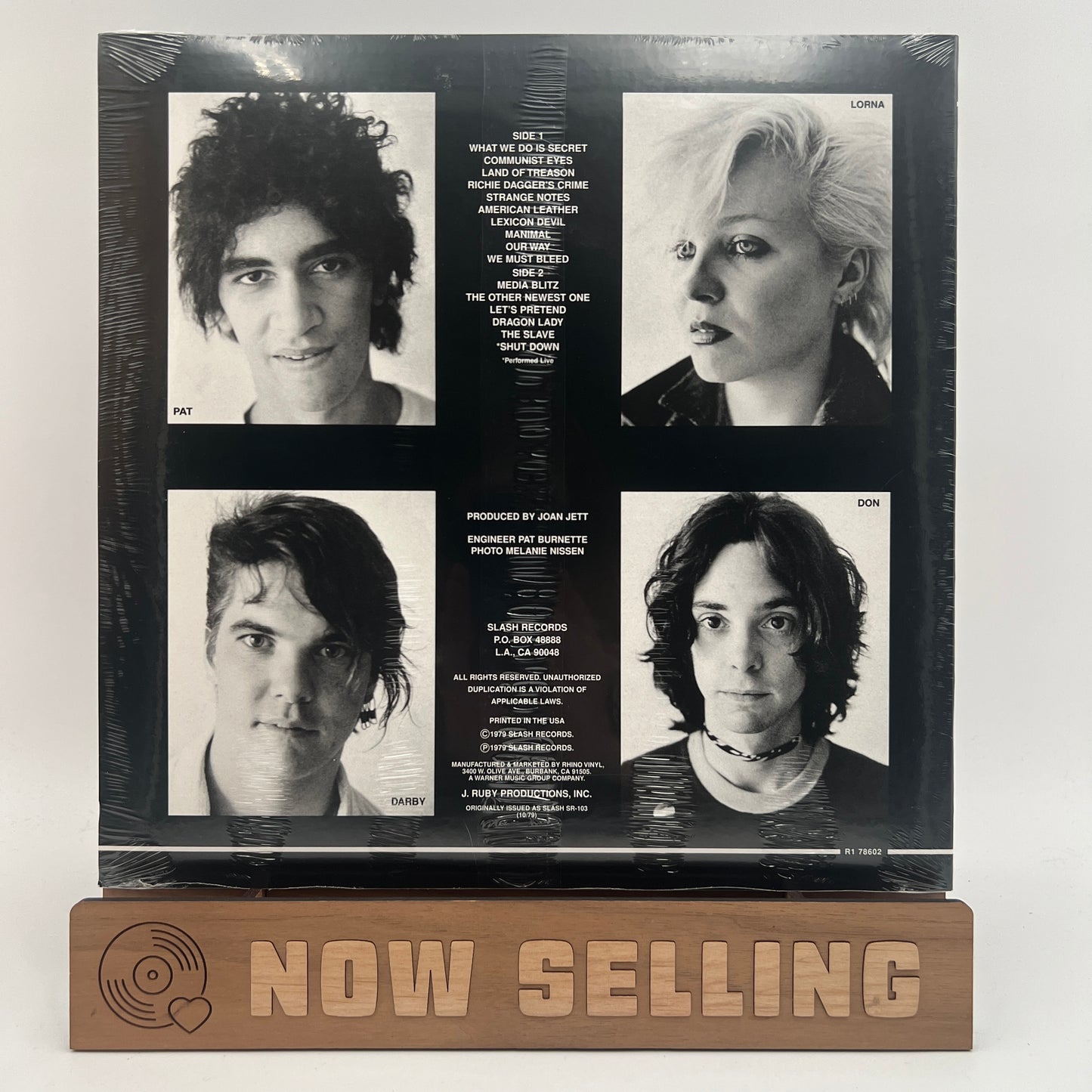 Germs - (GI) Vinyl LP Reissue Blue & Black Starburst SEALED Newbury Comics