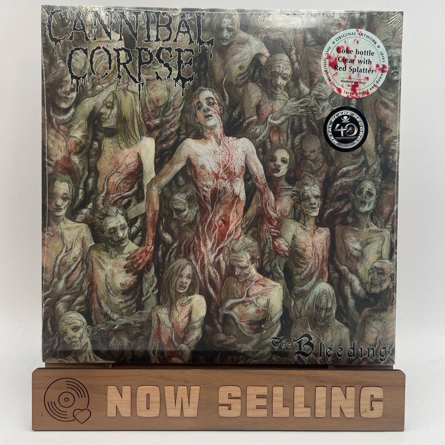 Cannibal Corpse - The Bleeding Vinyl LP Reissue Clear with Red Splatter SEALED