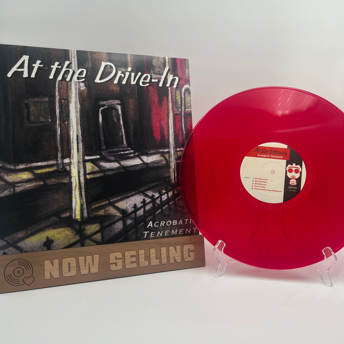 At The Drive-In - Acrobatic Tenement Vinyl LP Red Translucent