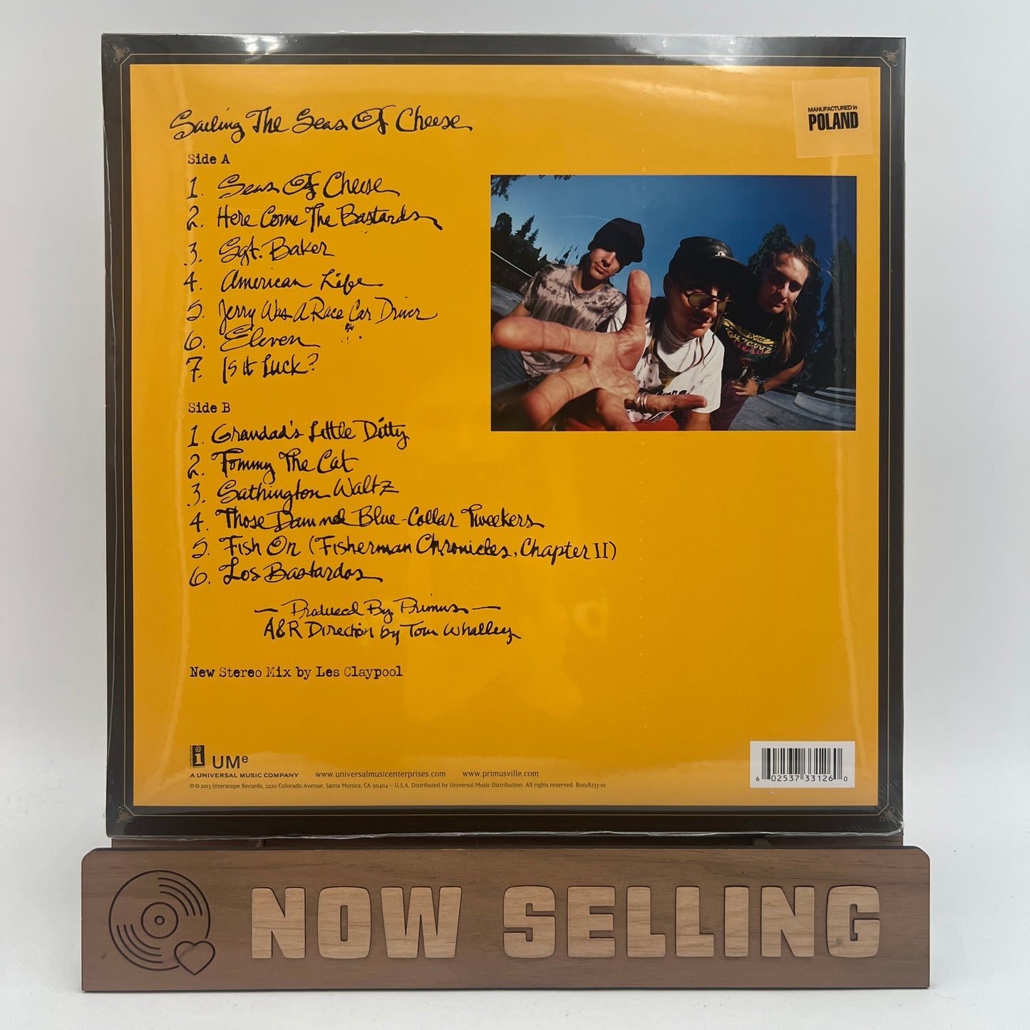 Primus - Sailing The Seas of Cheese Vinyl LP Reissue SEALED