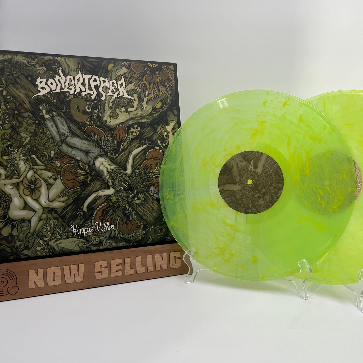 Bongripper - Hippie Killer Vinyl LP Coke Clear With Yellow Swirl LTD 250