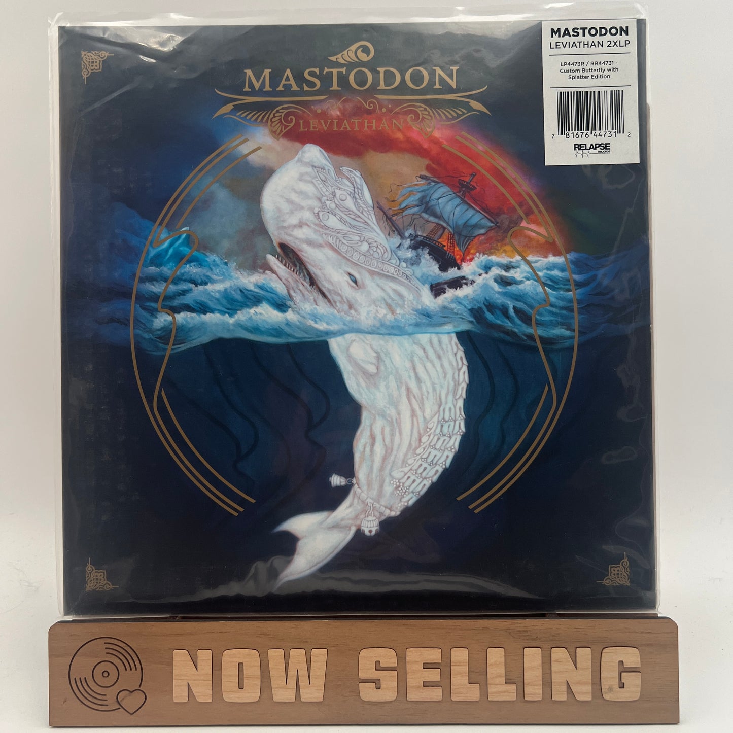 Mastodon - Leviathan Vinyl LP Custom Butterfly With Splatter