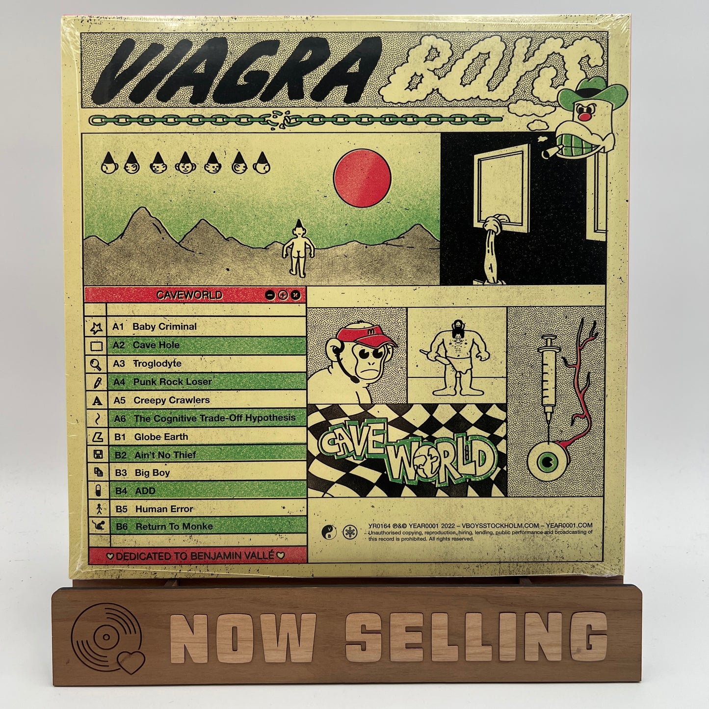 Viagra Boys - Cave World Vinyl LP SEALED Red