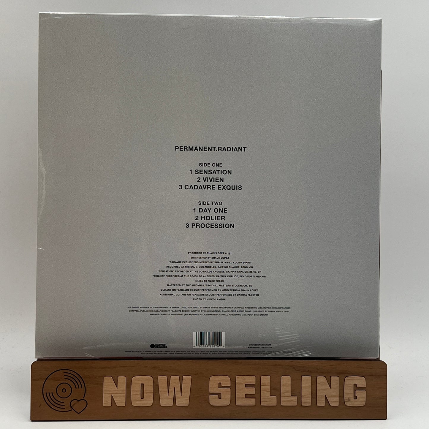 ††† - Permanent.Radiant Vinyl LP Blue Transparent SEALED Crosses
