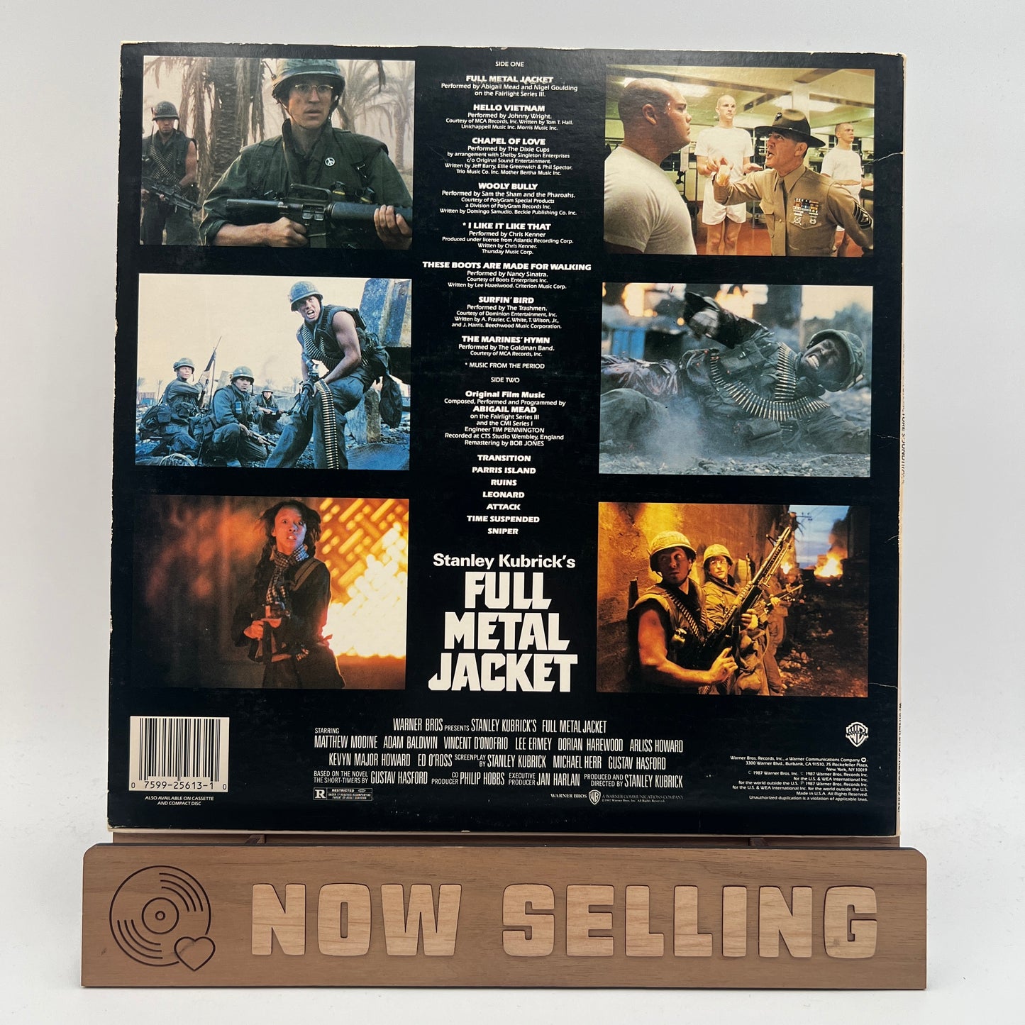 Stanley Kubrick's Full Metal Jacket Soundtrack Vinyl LP Original 1st Press