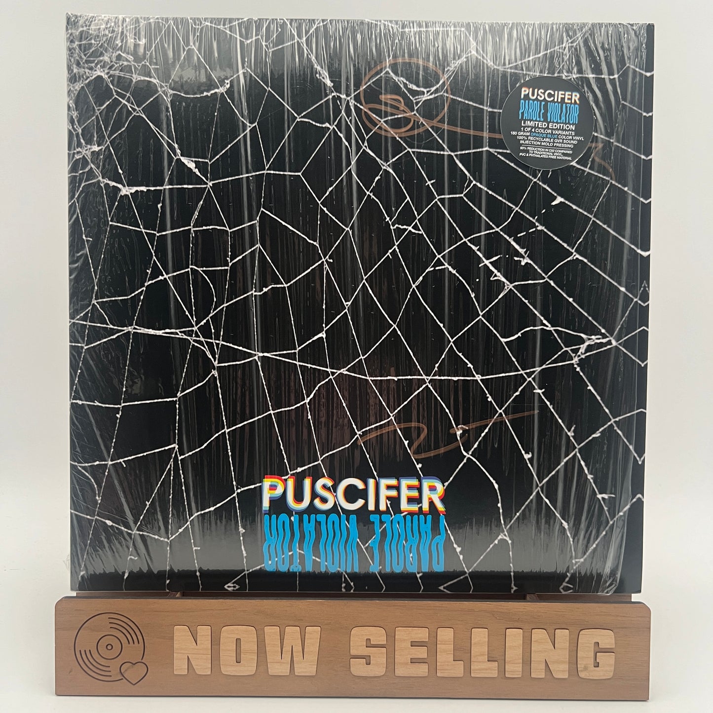 Puscifer - Parole Violator Vinyl LP Blue Opaque Signed by Carina and Mat!