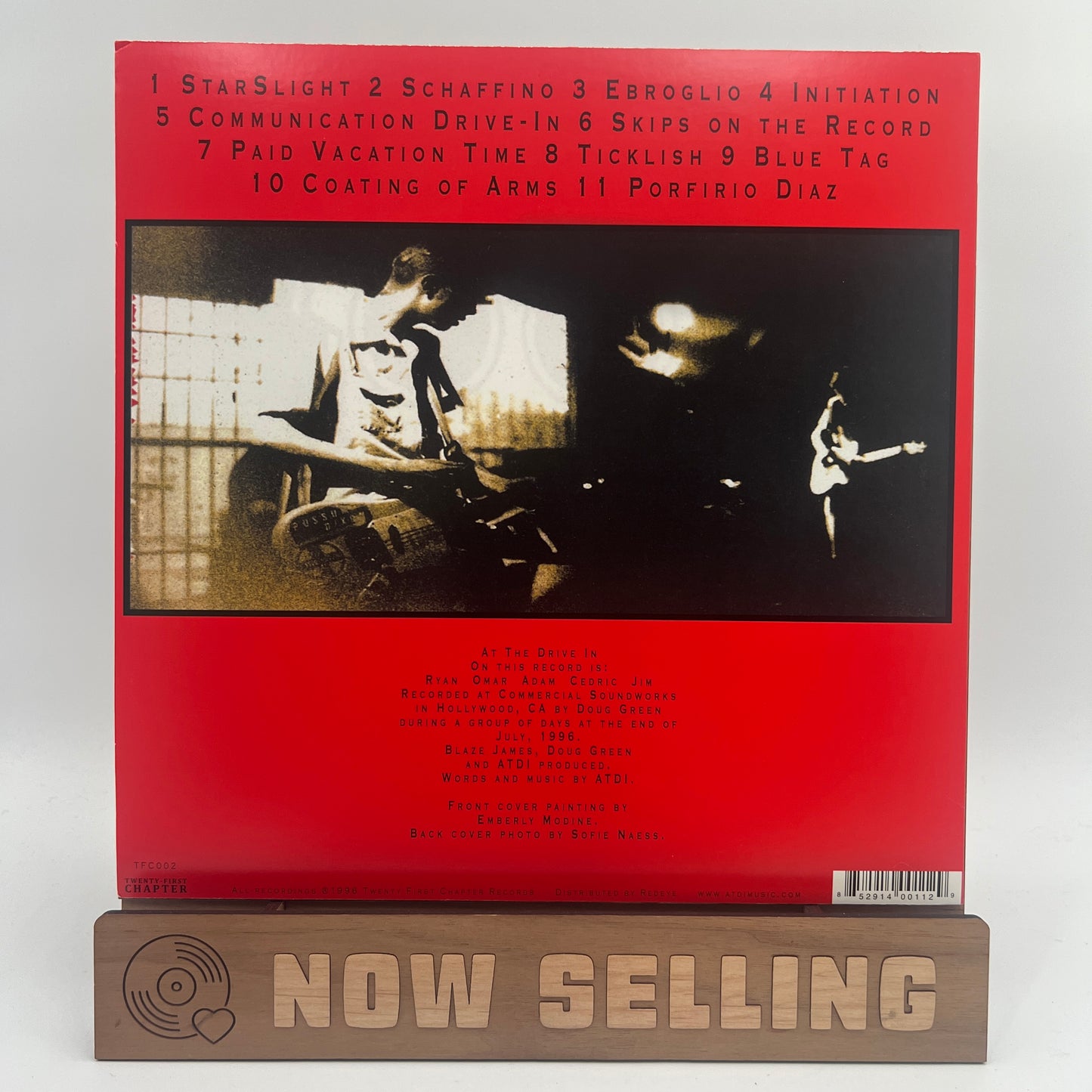 At The Drive-In - Acrobatic Tenement Vinyl LP Red Translucent