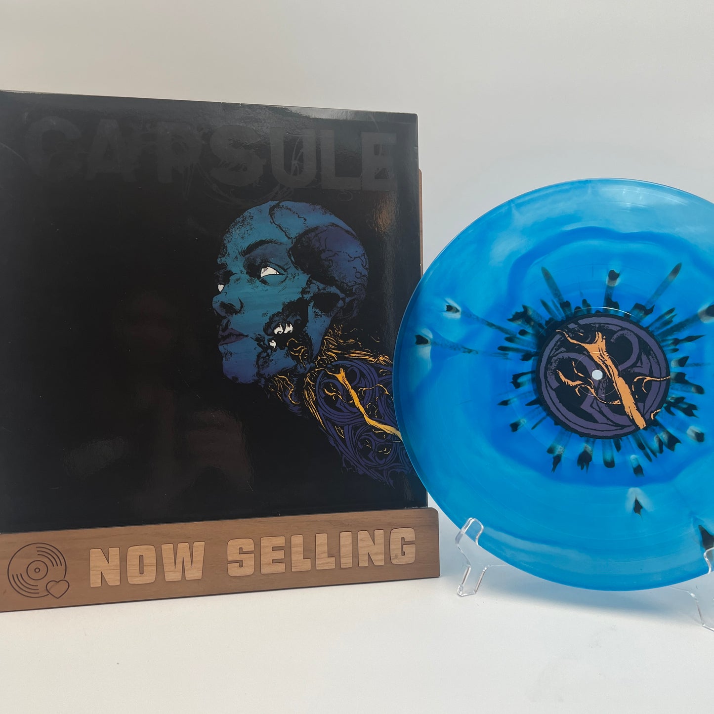 Capsule - Blue Vinyl LP Transparent Blue w/ Black Splatter