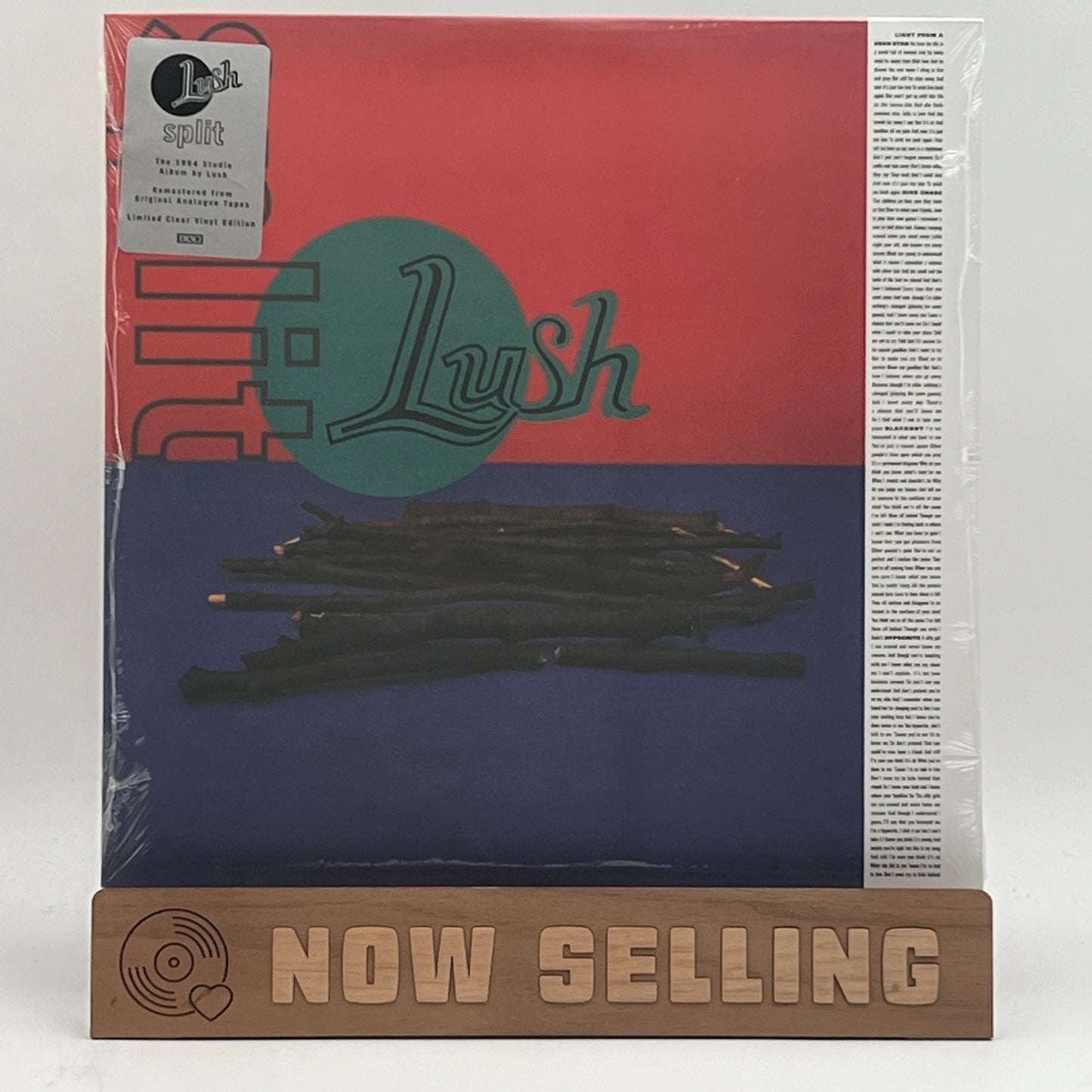 Lush - Split Vinyl LP SEALED Clear Remaster Reissue