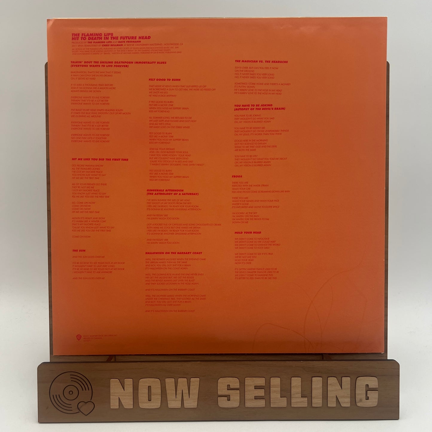 The Flaming Lips - Hit To Death In The Future Head Vinyl LP Reissue Remaster