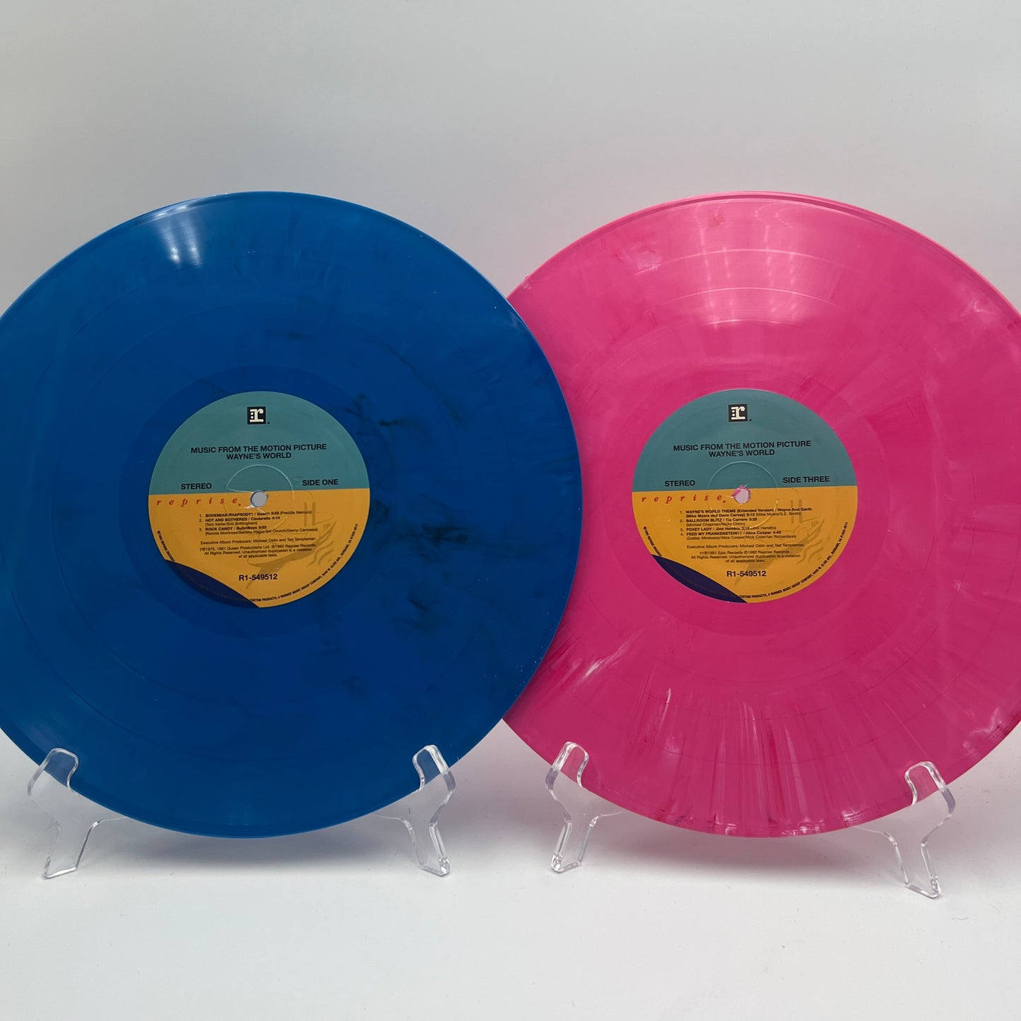 Wayne's World Soundtrack Vinyl LP Pink / Blue Marbled