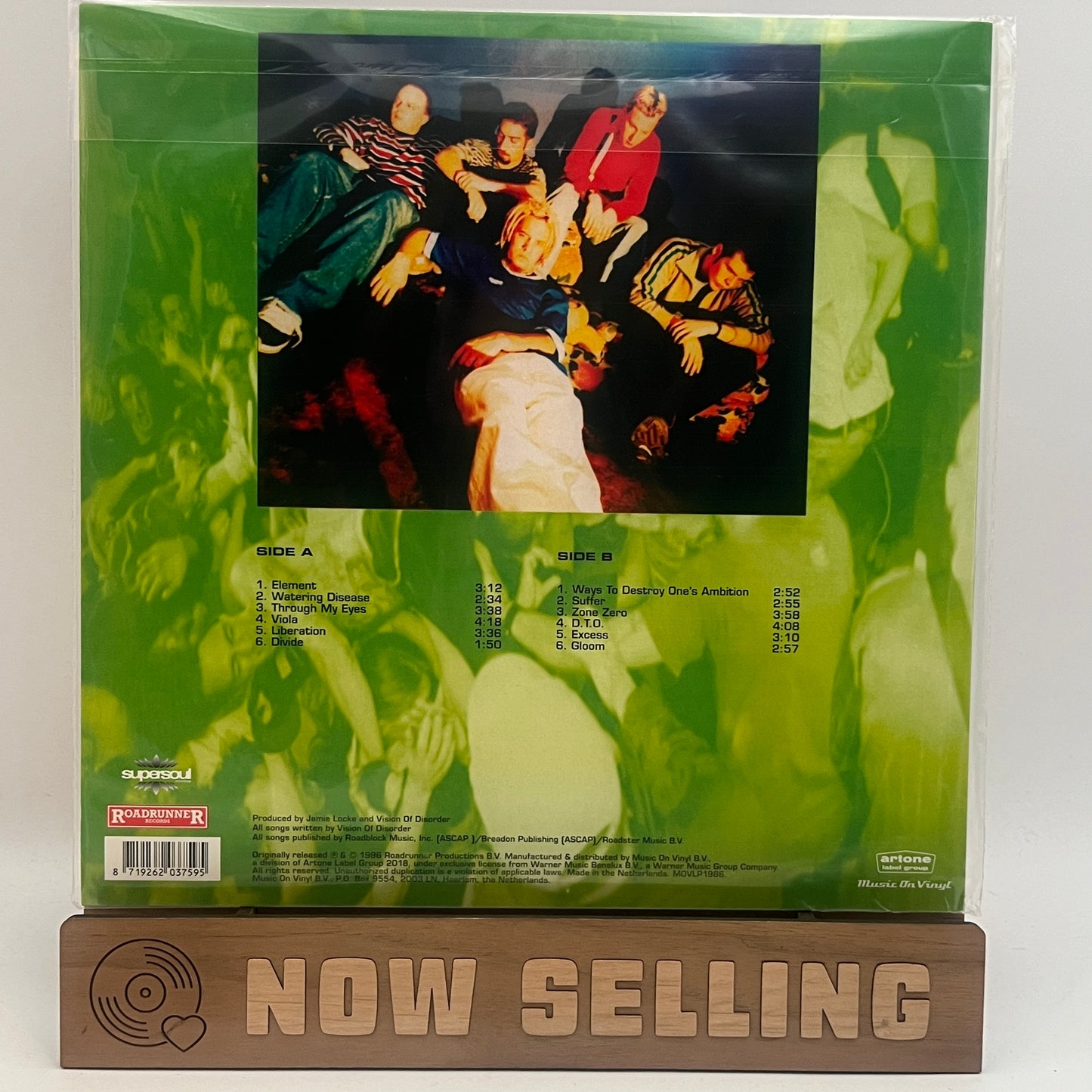 Vision Of Disorder - Vision Of Disorder Self Titled Vinyl LP Reissue Black MOV