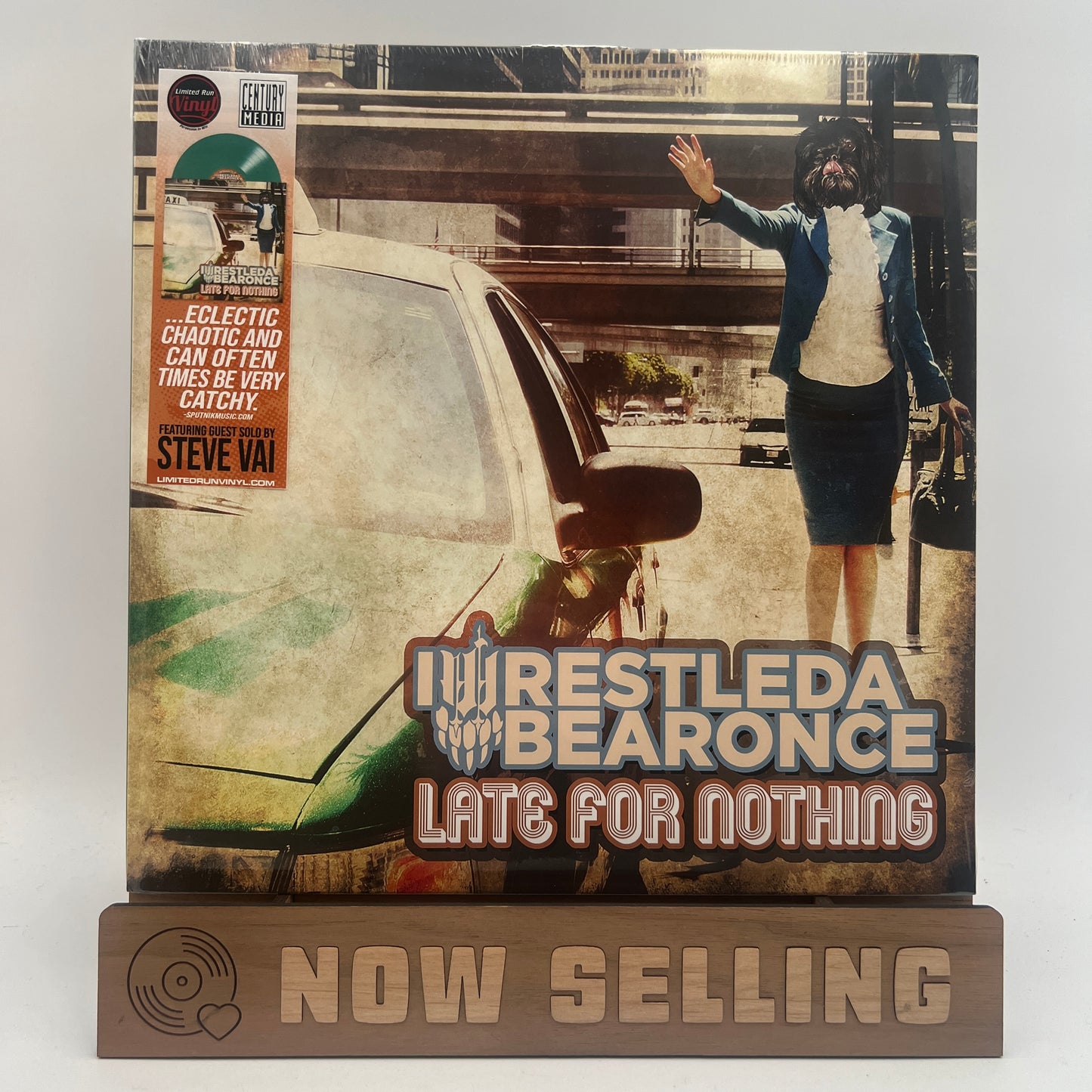 Iwrestledabearonce - Late For Nothing Vinyl LP Green Reissue SEALED