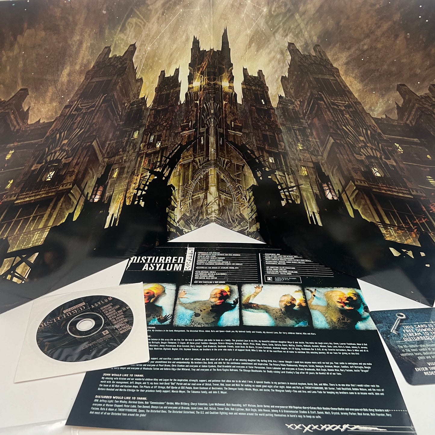 Disturbed - Asylum Vinyl LP Clear Black