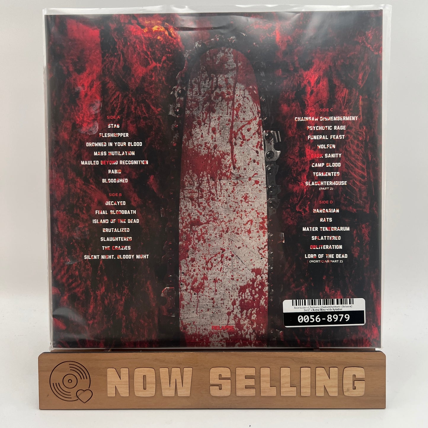 Mortician - Chainsaw Dismemberment Vinyl LP Blue w/ Red Black Splatter