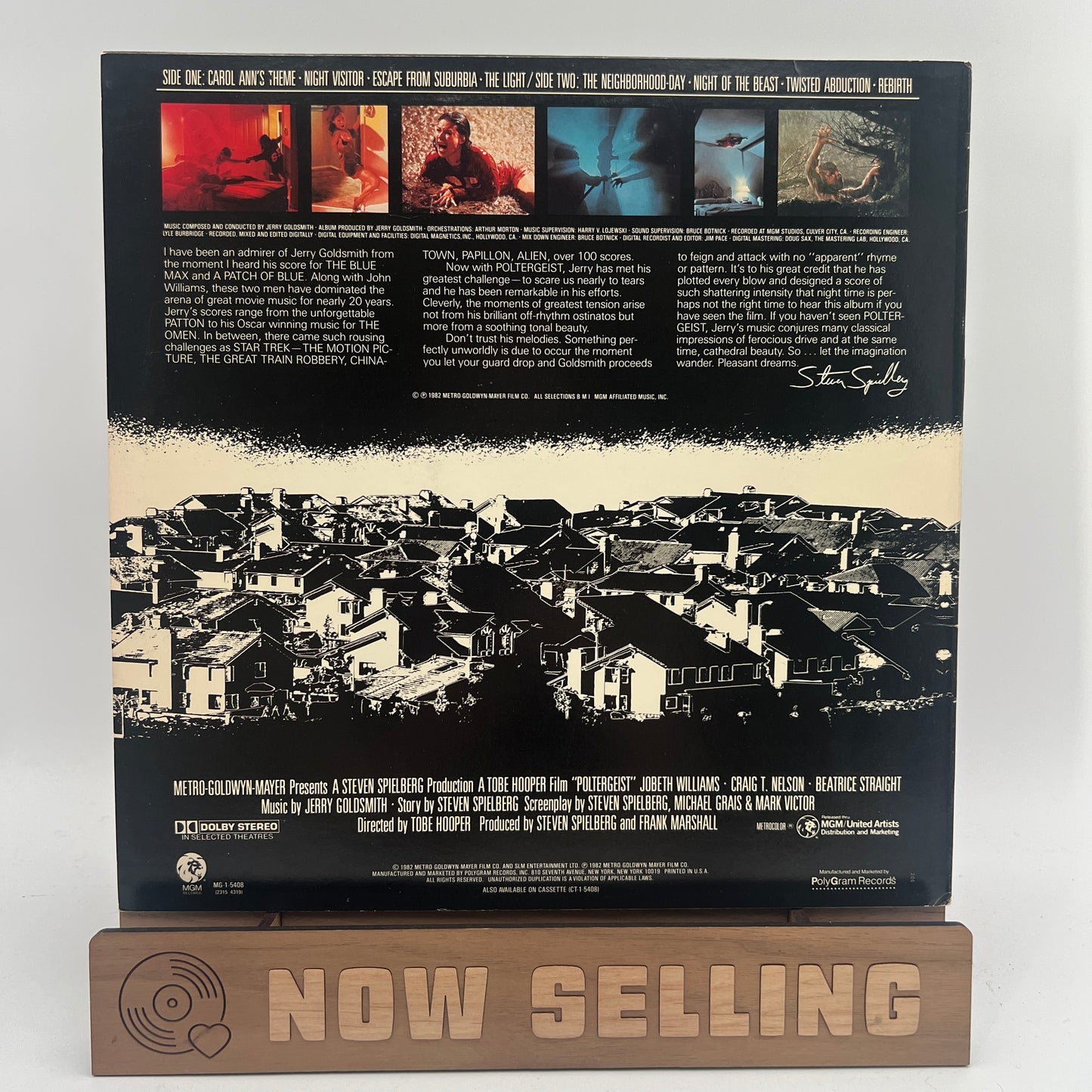 Poltergeist Soundtrack Vinyl LP Original 1st Press Jerry Goldsmith