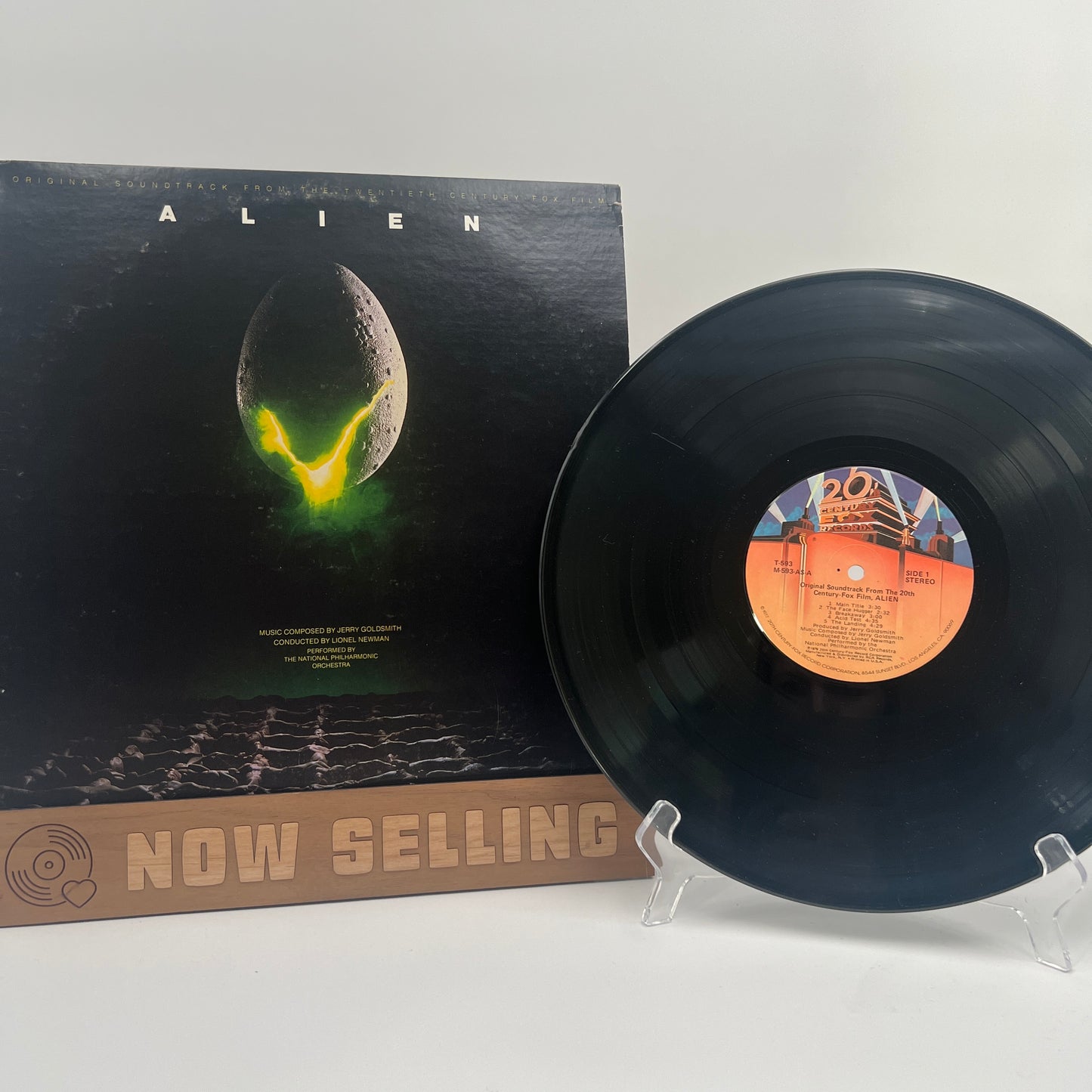 Alien Soundtrack Vinyl LP Original 1st Press Jerry Goldsmith