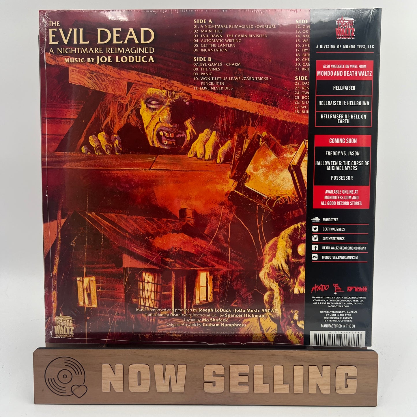 The Evil Dead - A Nightmare Reimagined Soundtrack Vinyl LP SEALED Joe DeLuca