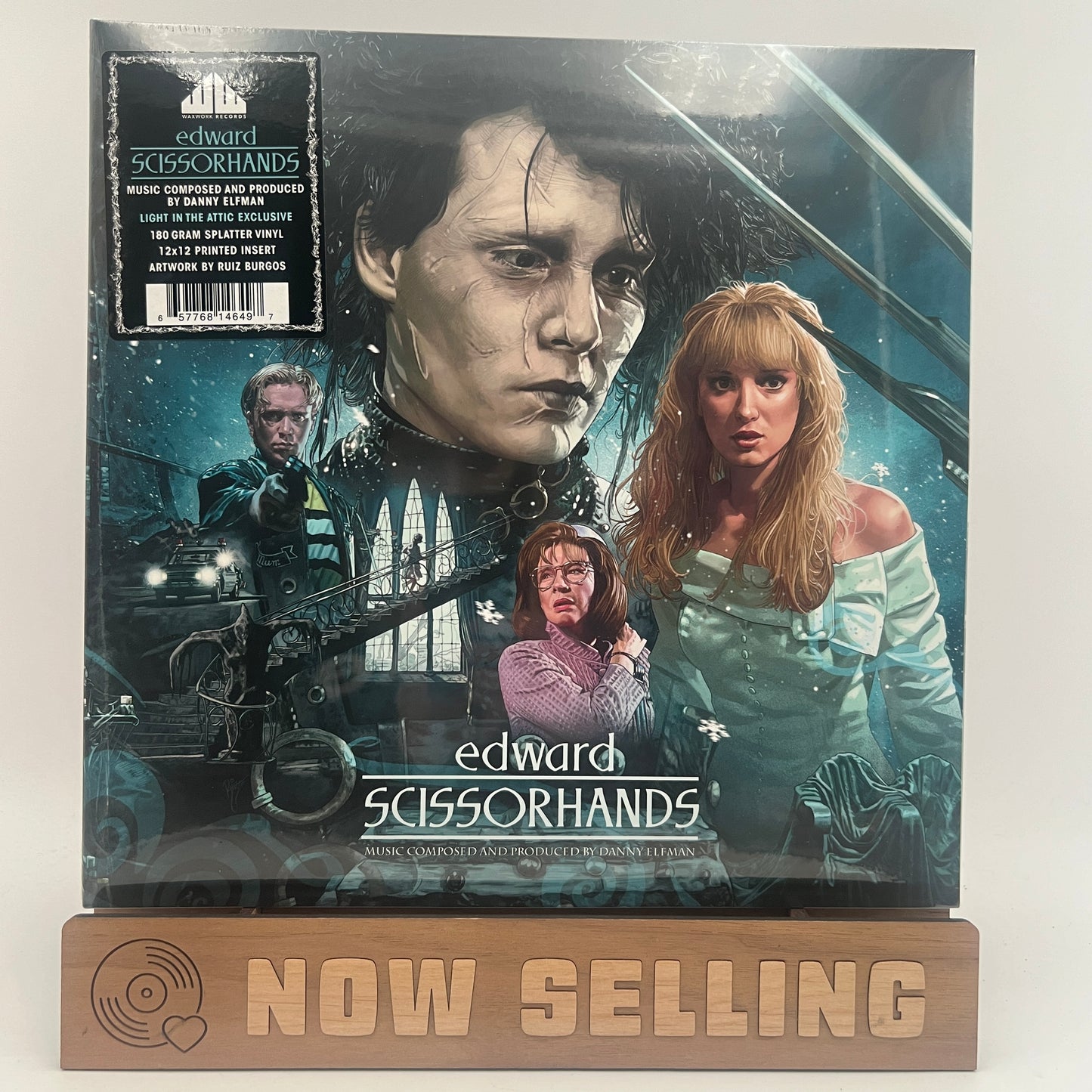 Edward Scissorhands Soundtrack Vinyl LP Splatter SEALED Danny Elfman