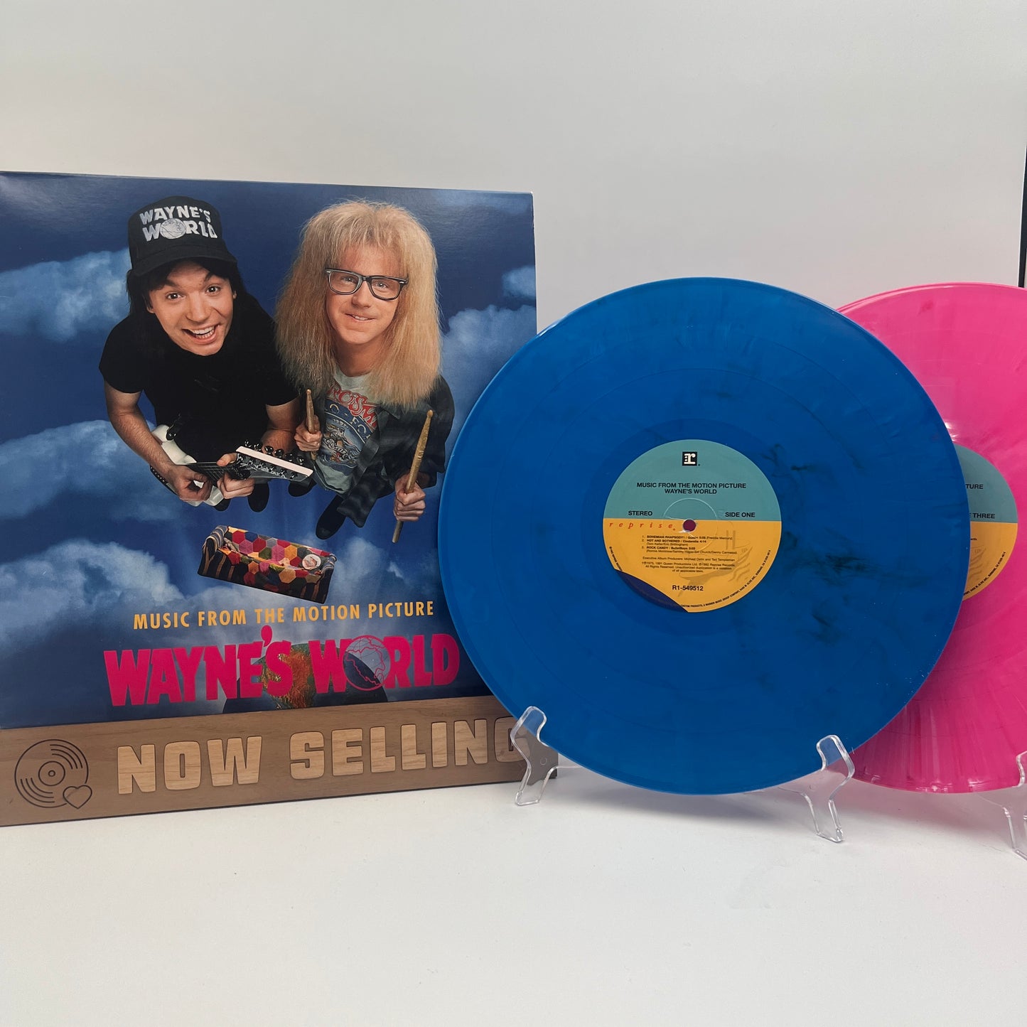 Wayne's World Soundtrack Vinyl LP Pink / Blue Marbled