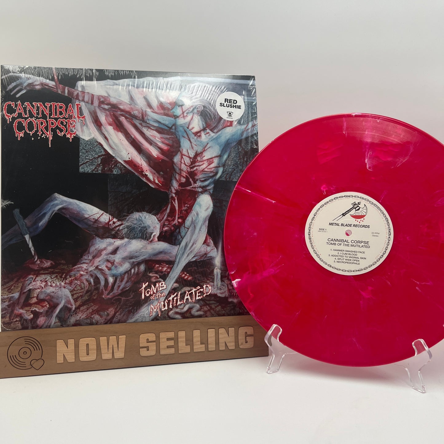 Cannibal Corpse - Tomb Of The Mutilated Vinyl LP Reissue Red Slushie