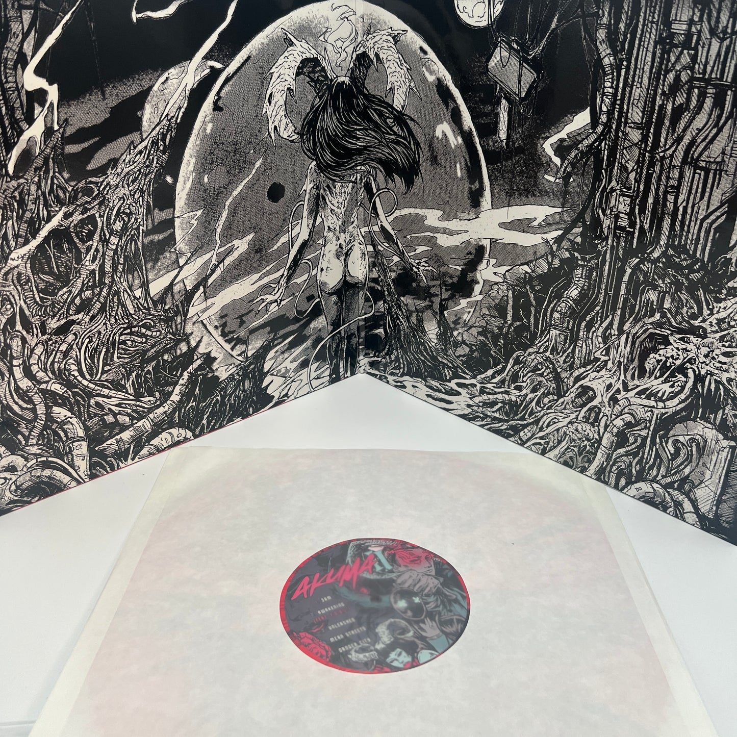 ALEX + Tokyo Rose - Akuma II Vinyl LP Red w/ Black Splatter Version 1