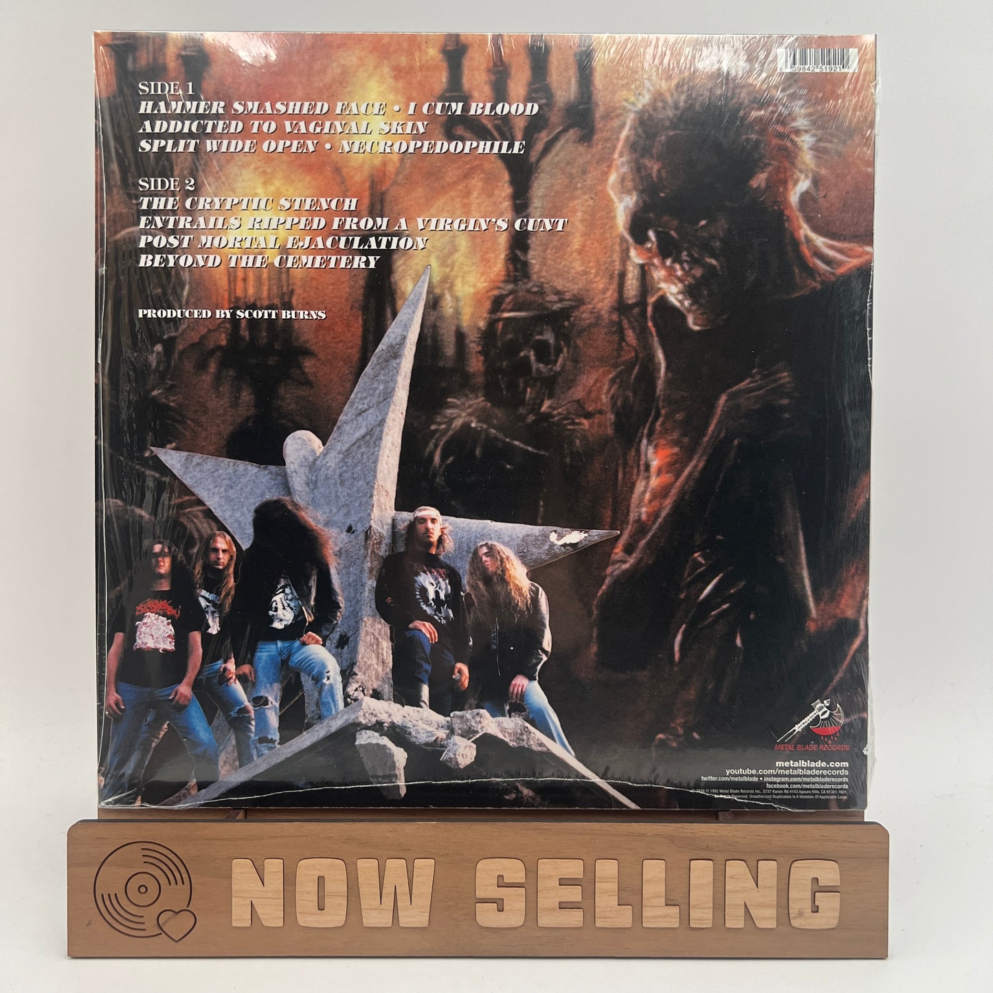 Cannibal Corpse - Tomb Of The Mutilated Vinyl LP Reissue Red Slushie