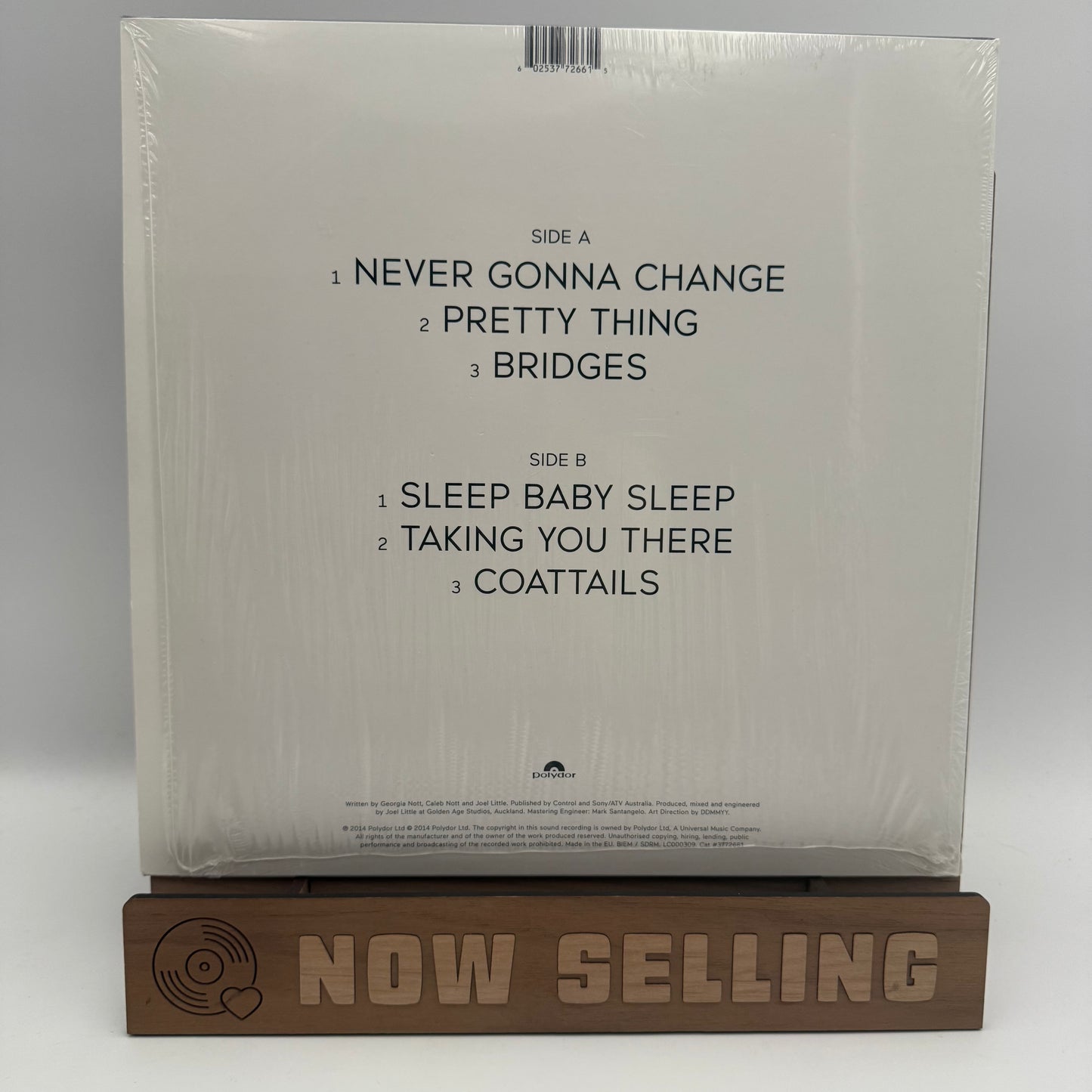 Broods - Broods Self Titled Vinyl EP Clear w/ Embossed Cover Polydor