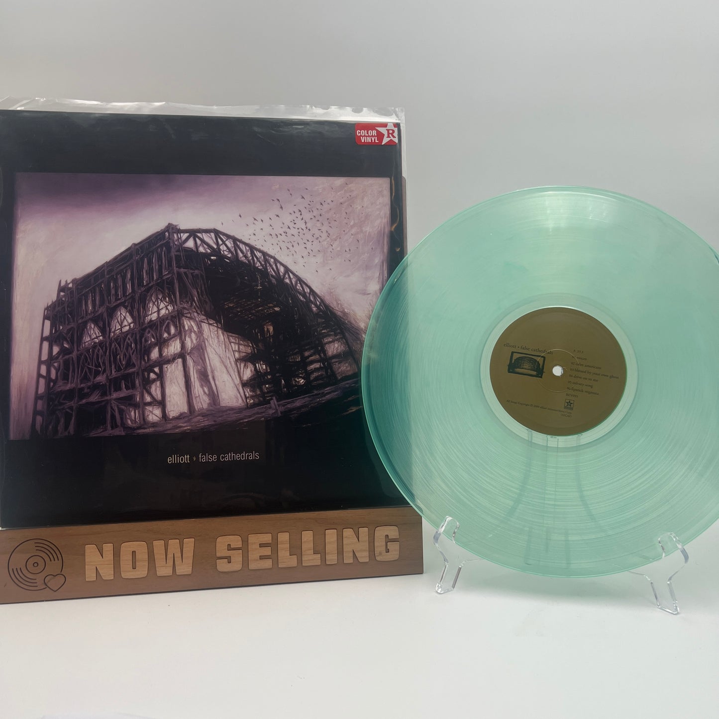 Elliott - False Cathedrals Vinyl LP Coke Bottle Clear Reissue