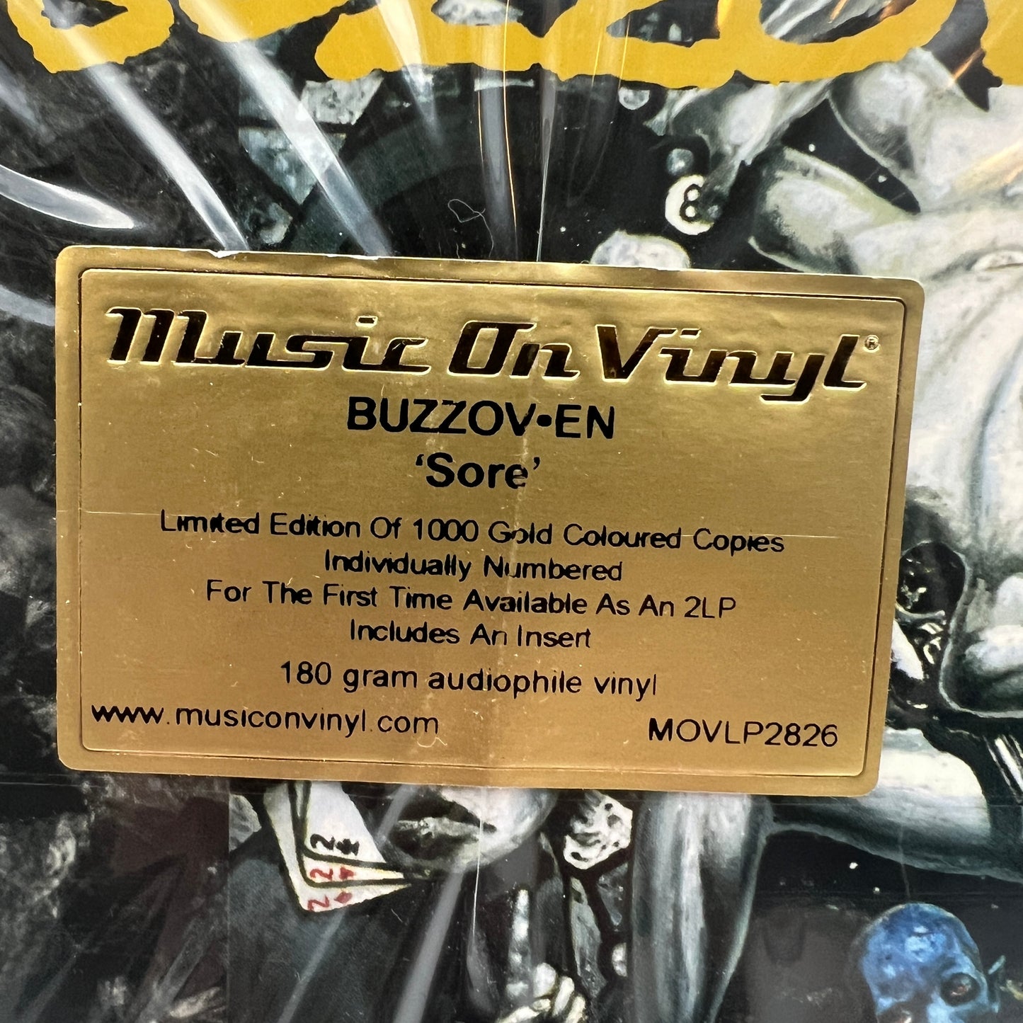 Buzzoven - Sore Vinyl LP Reissue Numbered Gold Buzzov•en