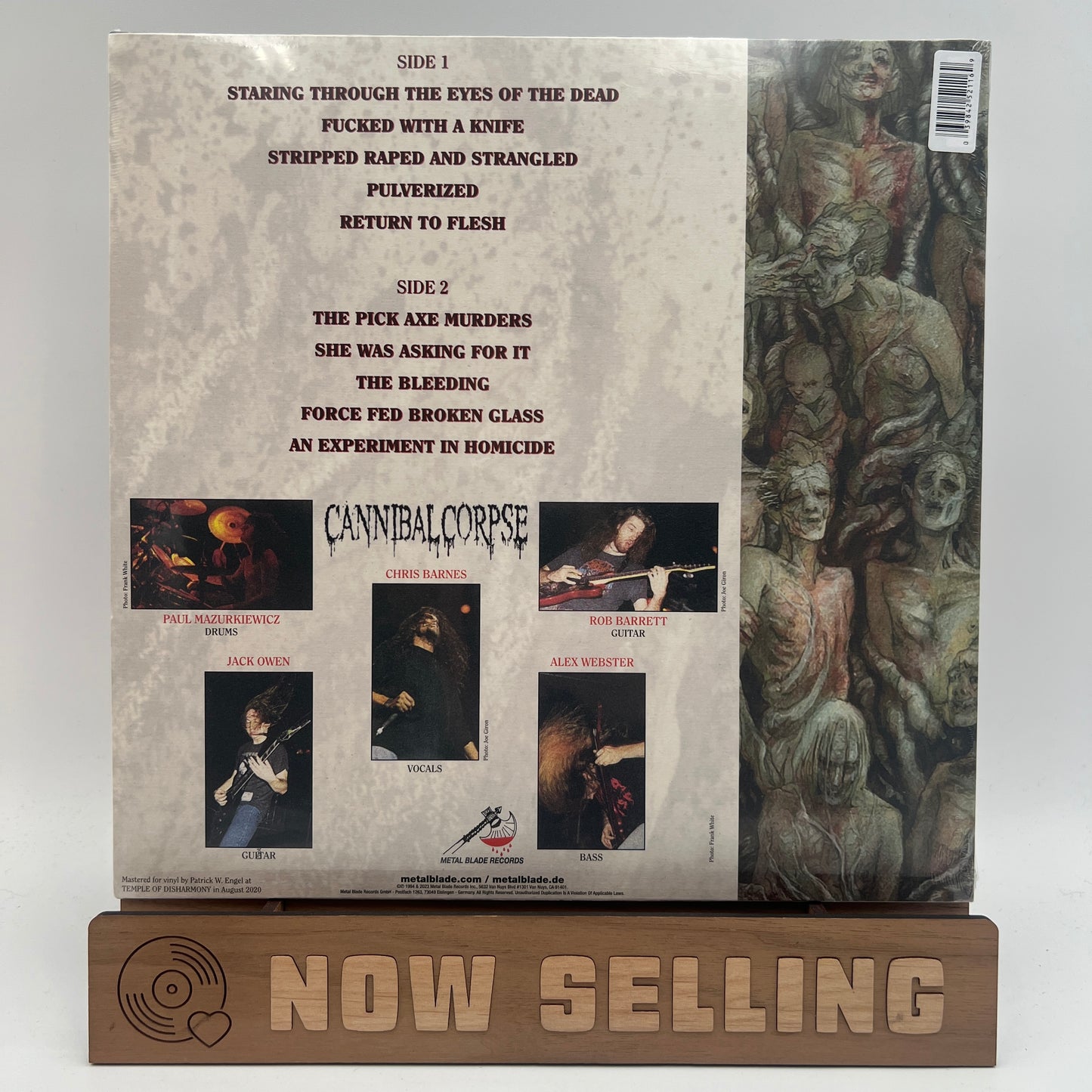 Cannibal Corpse - The Bleeding Vinyl LP Reissue Clear with Red Splatter SEALED
