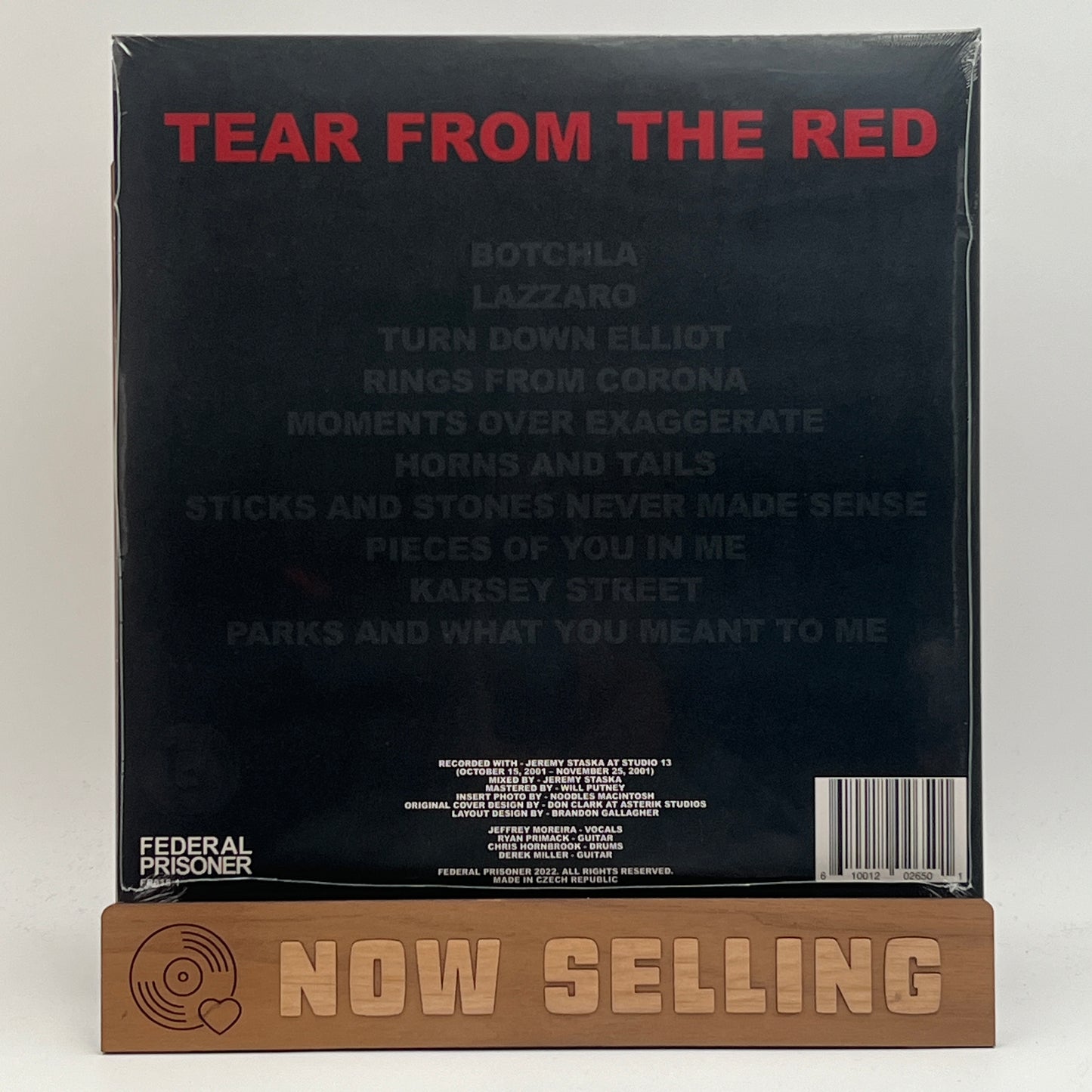 Poison The Well - Tear From The Red Vinyl LP Clear w/ Black Blob SEALED