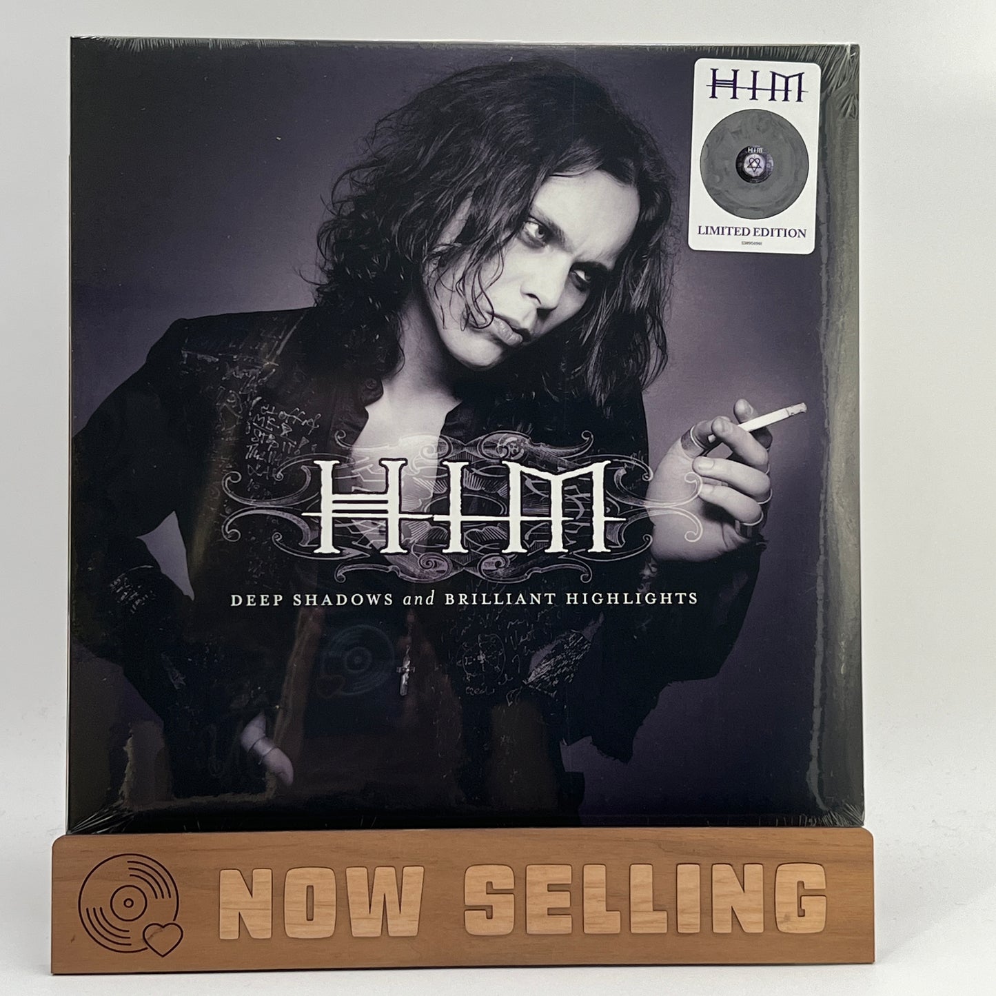HIM - Deep Shadows And Brilliant Highlights Vinyl LP SEALED Gray Marbled Reissue