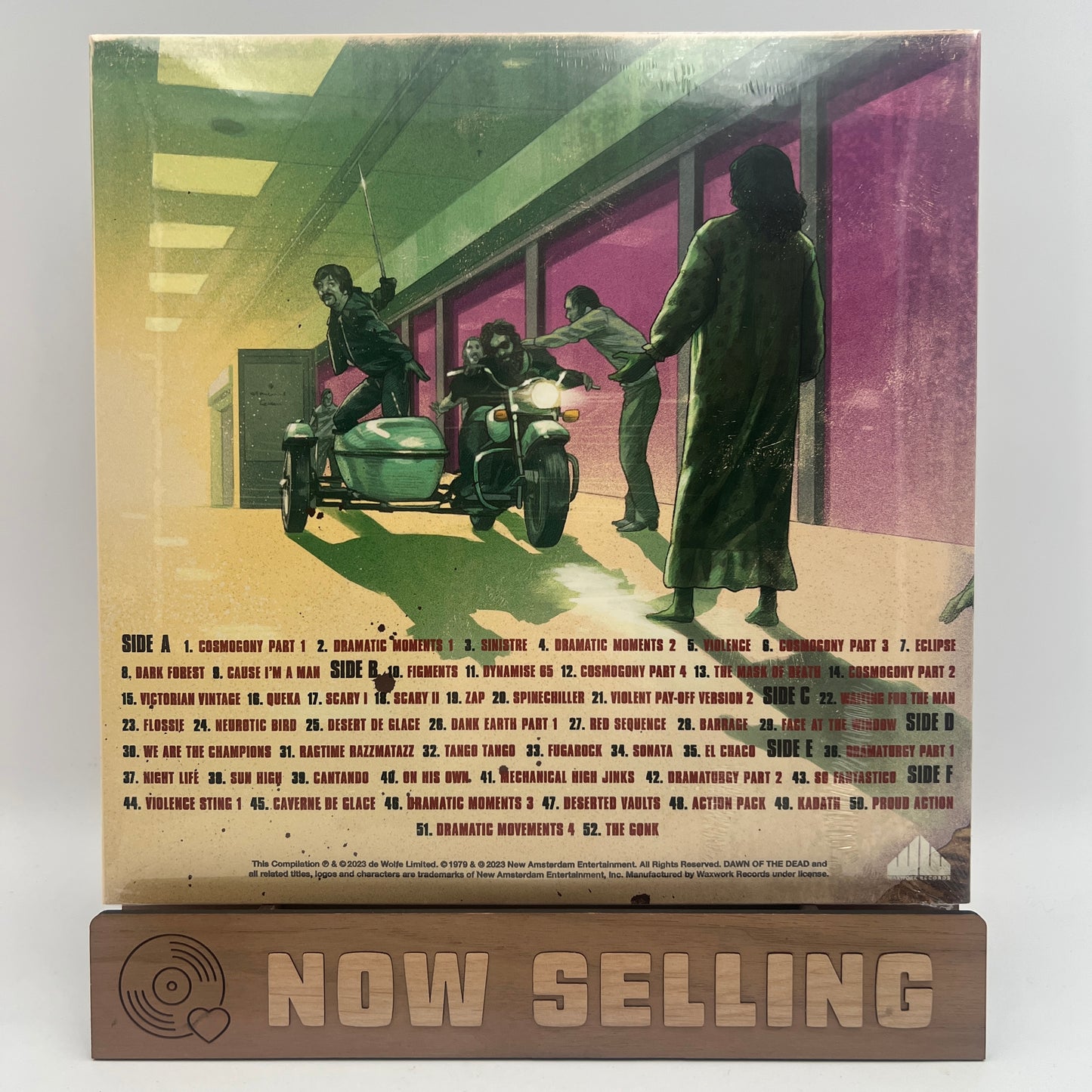 George A Romero's Dawn Of The Dead Original Theatrical Soundtrack Vinyl LP SEALED Color