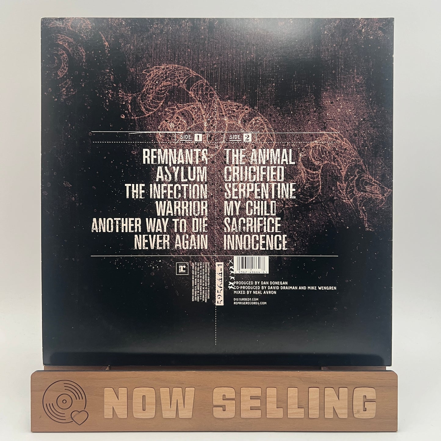 Disturbed - Asylum Vinyl LP Clear Black