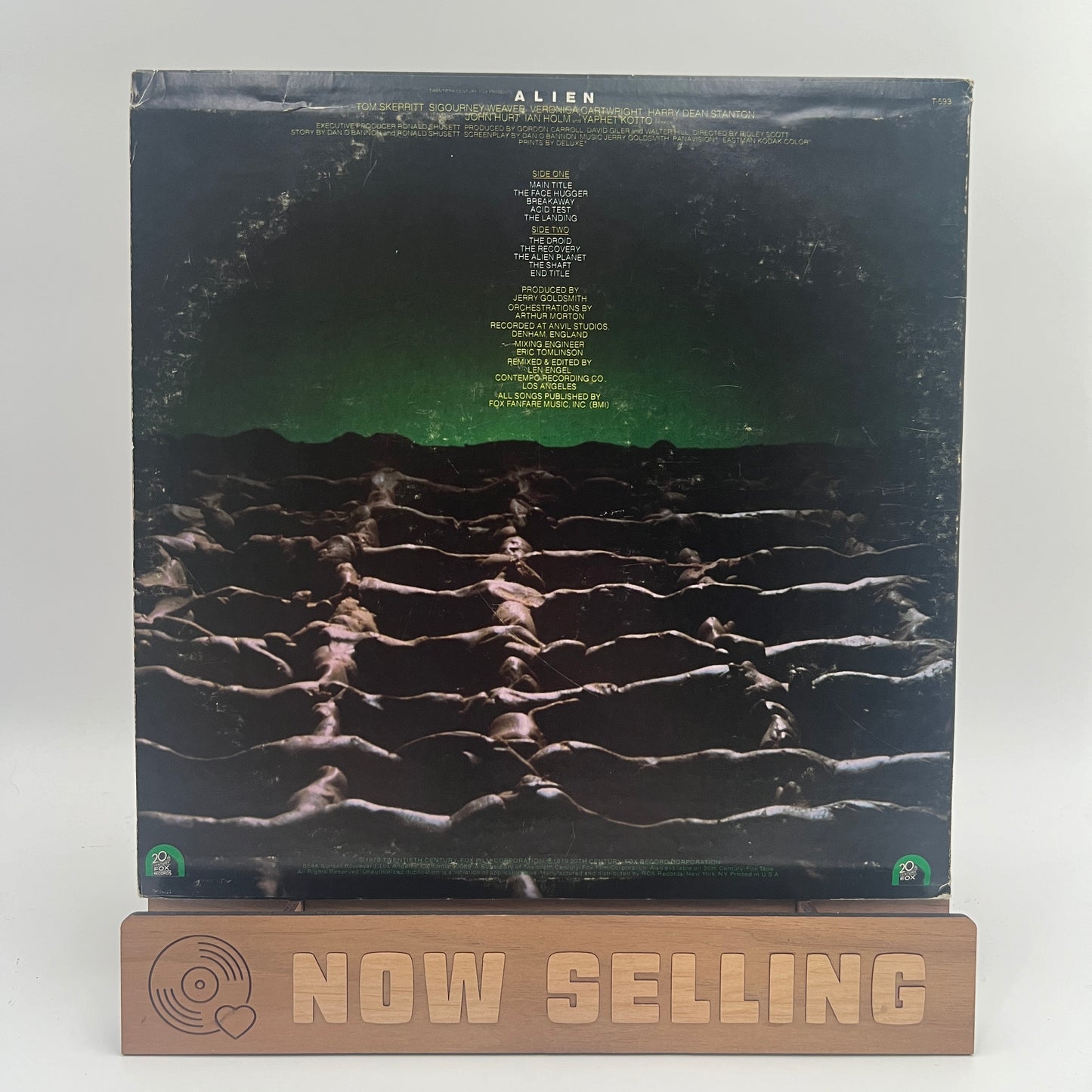 Alien Soundtrack Vinyl LP Original 1st Press Jerry Goldsmith