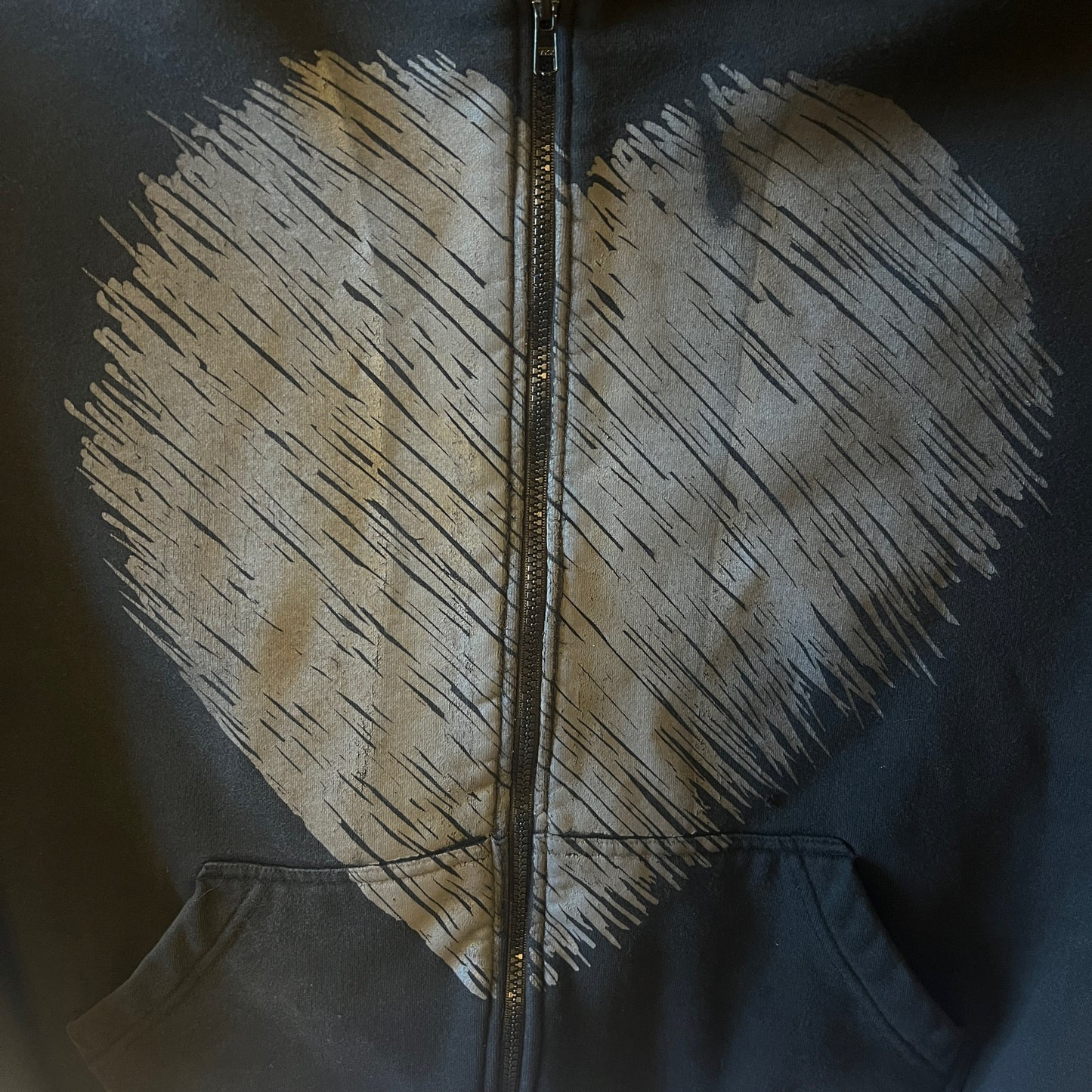 Converge Band You Fail Me Heartless 2004 Zip Up Hoodie Size XL