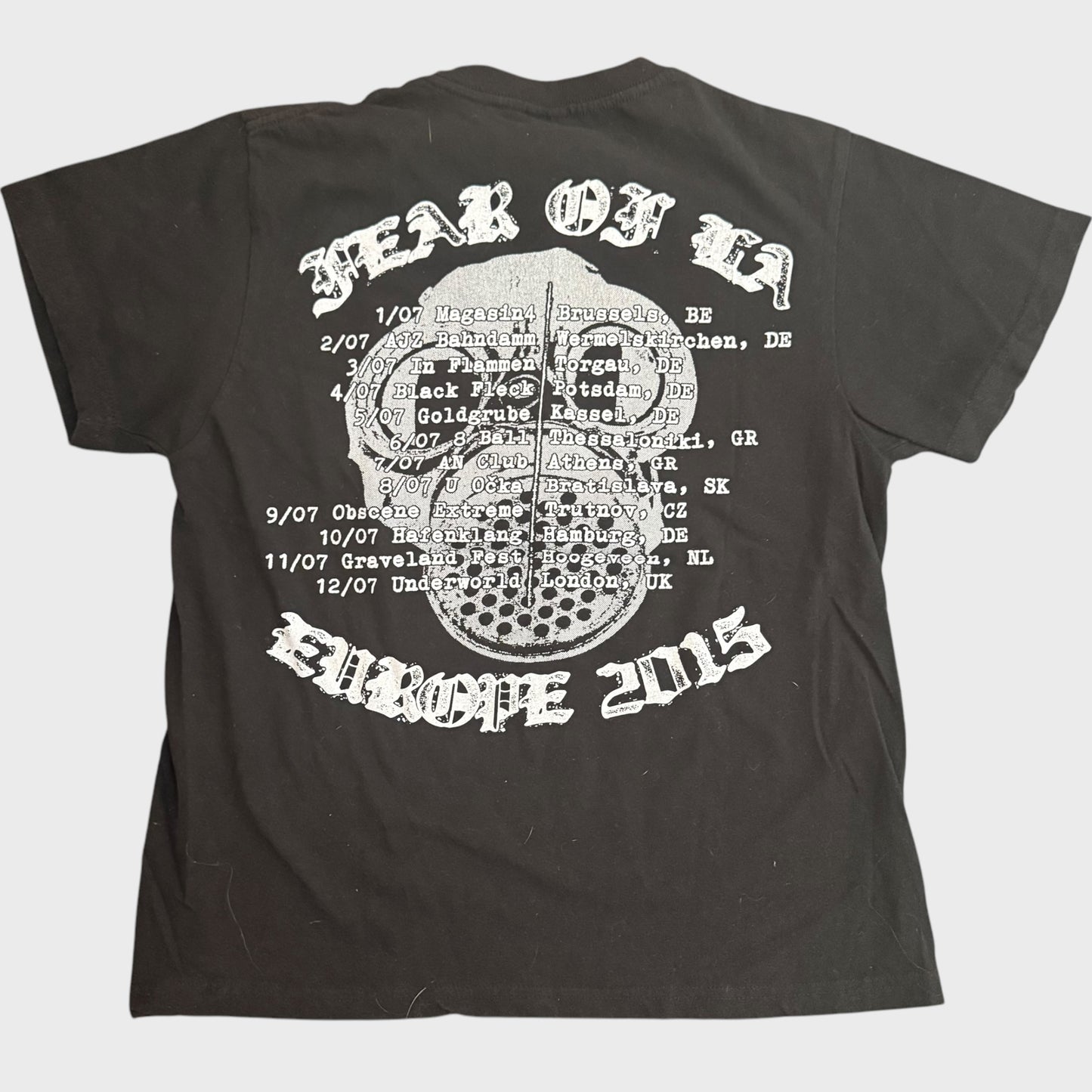 Terrorizer Band 2015 Tour Before The Downfall T-Shirt Size S Fits Like Medium
