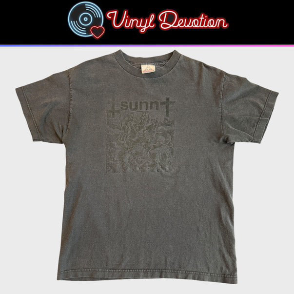 Sunn O))) Band Flight of the Behemoth - Black on Black Vintage T-Shirt Size M