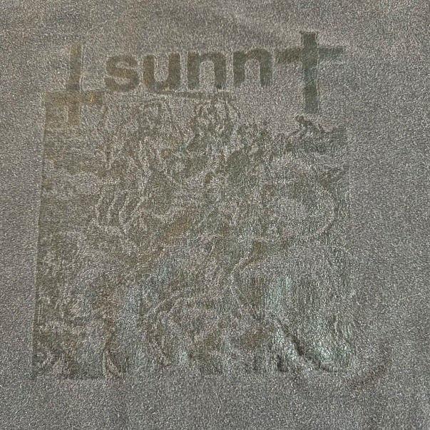 Sunn O))) Band Flight of the Behemoth - Black on Black Vintage T-Shirt Size M