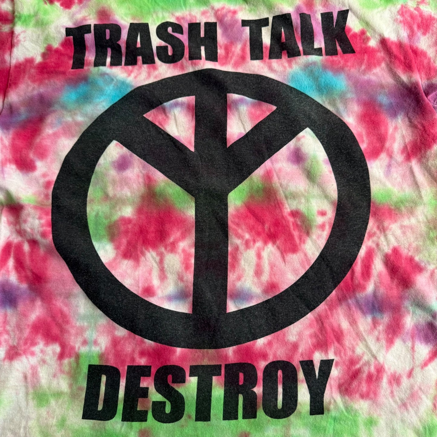 Trash Talk Band Destroy Tie Dye T-Shirt Size M