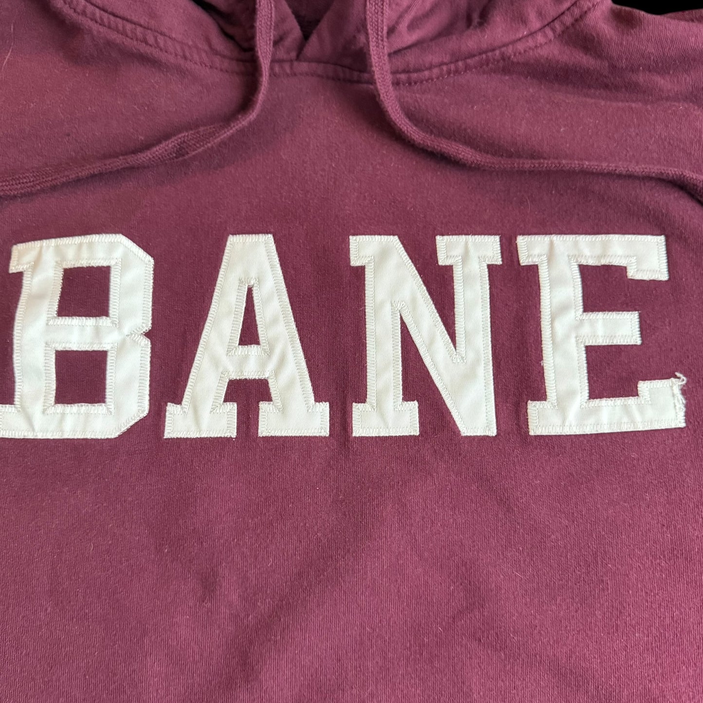 Bane Hardcore Band Maroon Pullover Hoodie Size XL