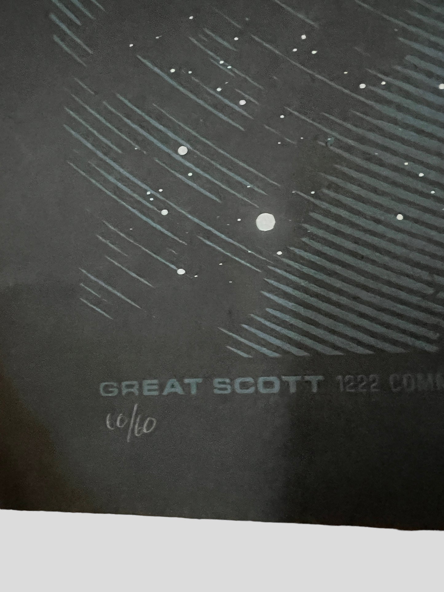 Cave-In Screen Print Poster from July 19, 2009 Great Scott in Boston 18 x 23 3/4 inches