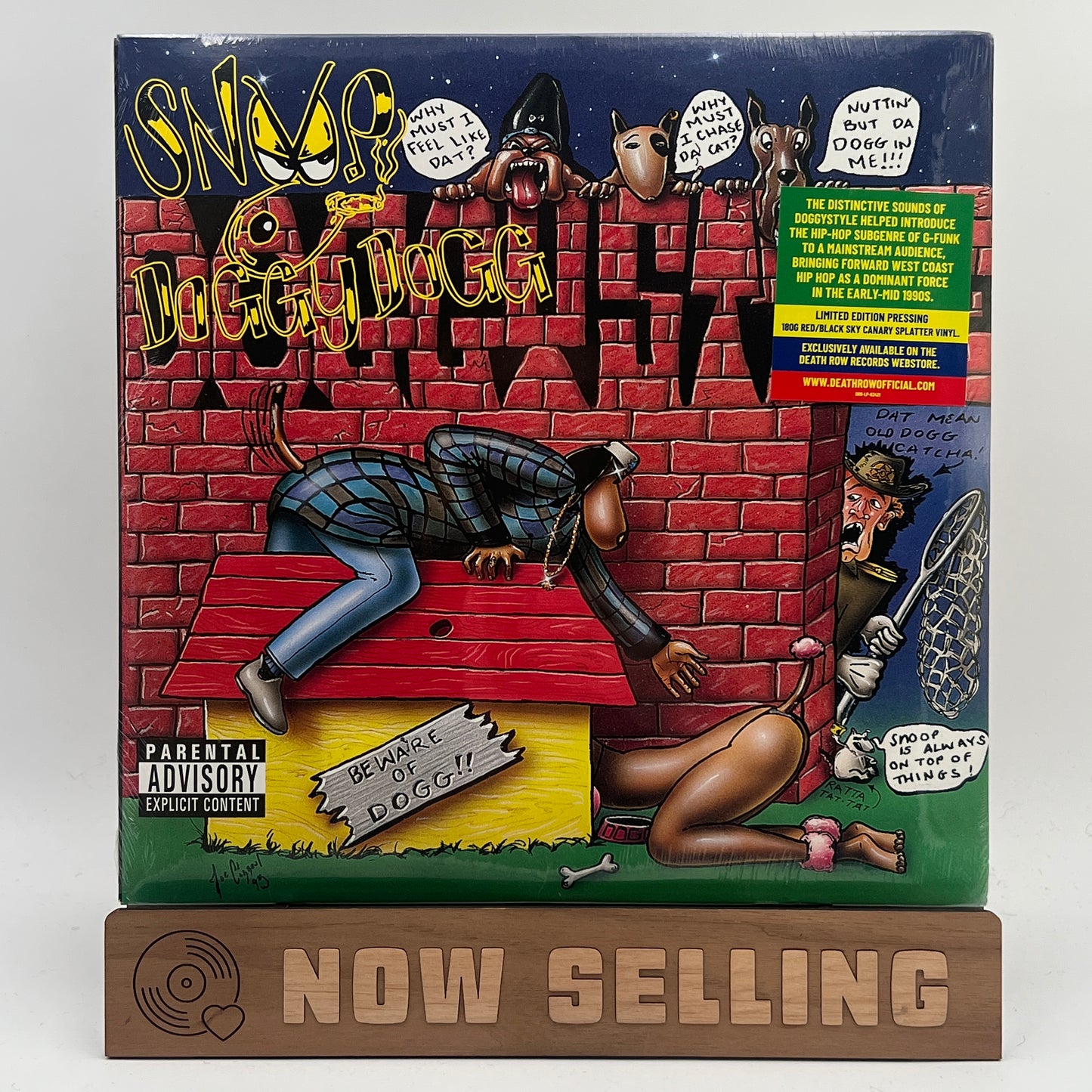 Snoop Doggy Dogg - Doggystyle Vinyl LP Red/Black Sky Canary Splatter SEALED