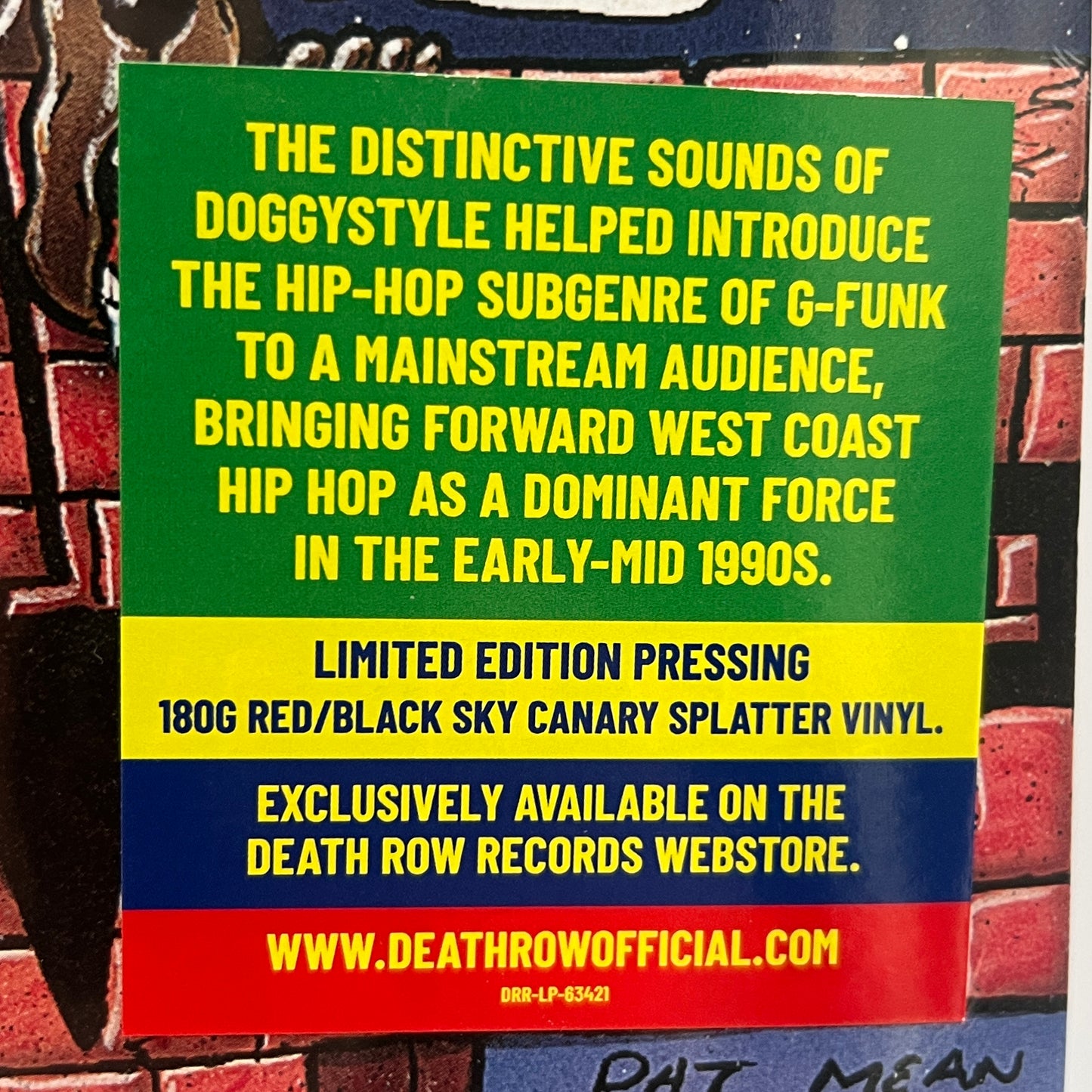Snoop Doggy Dogg - Doggystyle Vinyl LP Red/Black Sky Canary Splatter SEALED