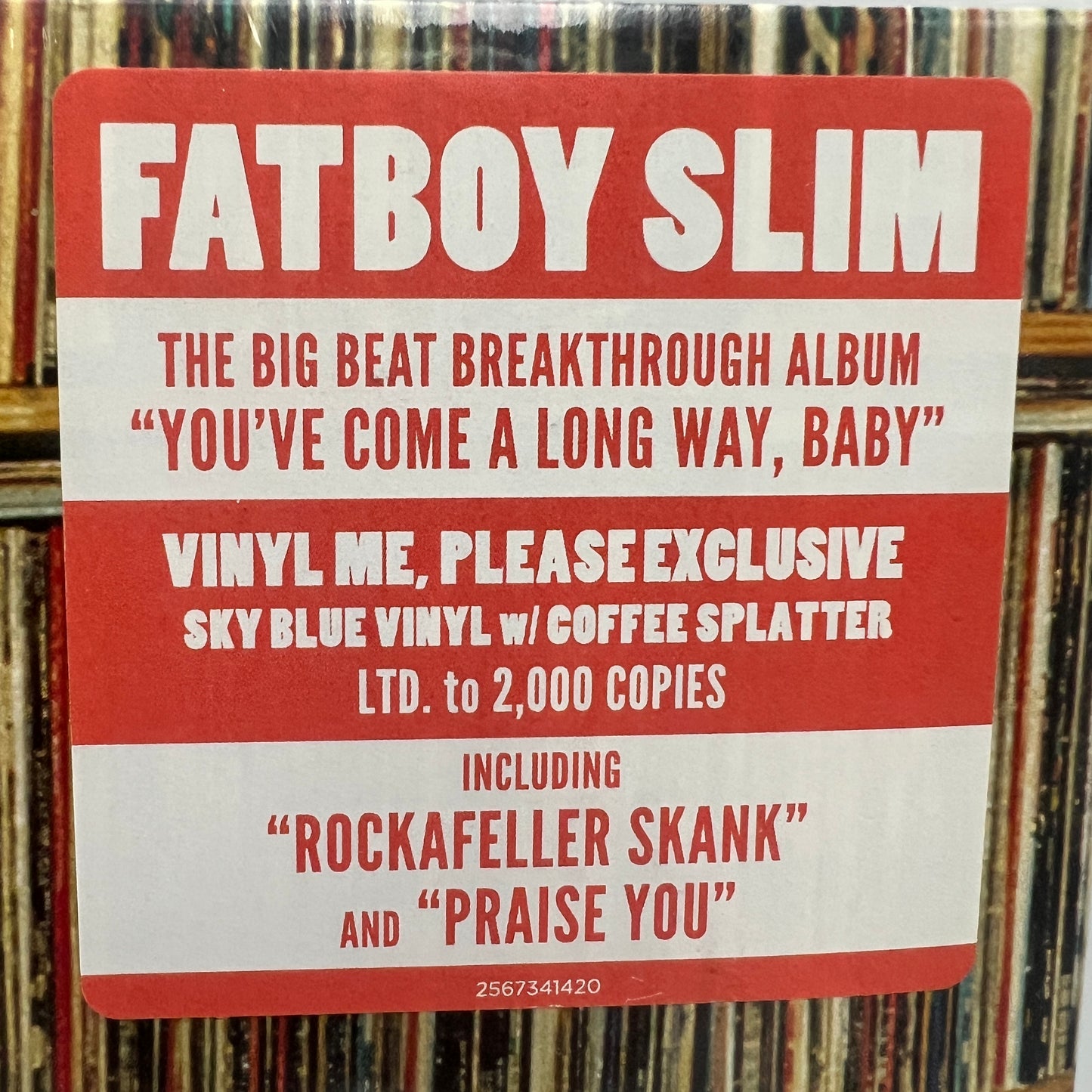 Fatboy Slim - You've Come A Long Way, Baby Vinyl LP VMP Sky Blue w/ Coffee Splatter