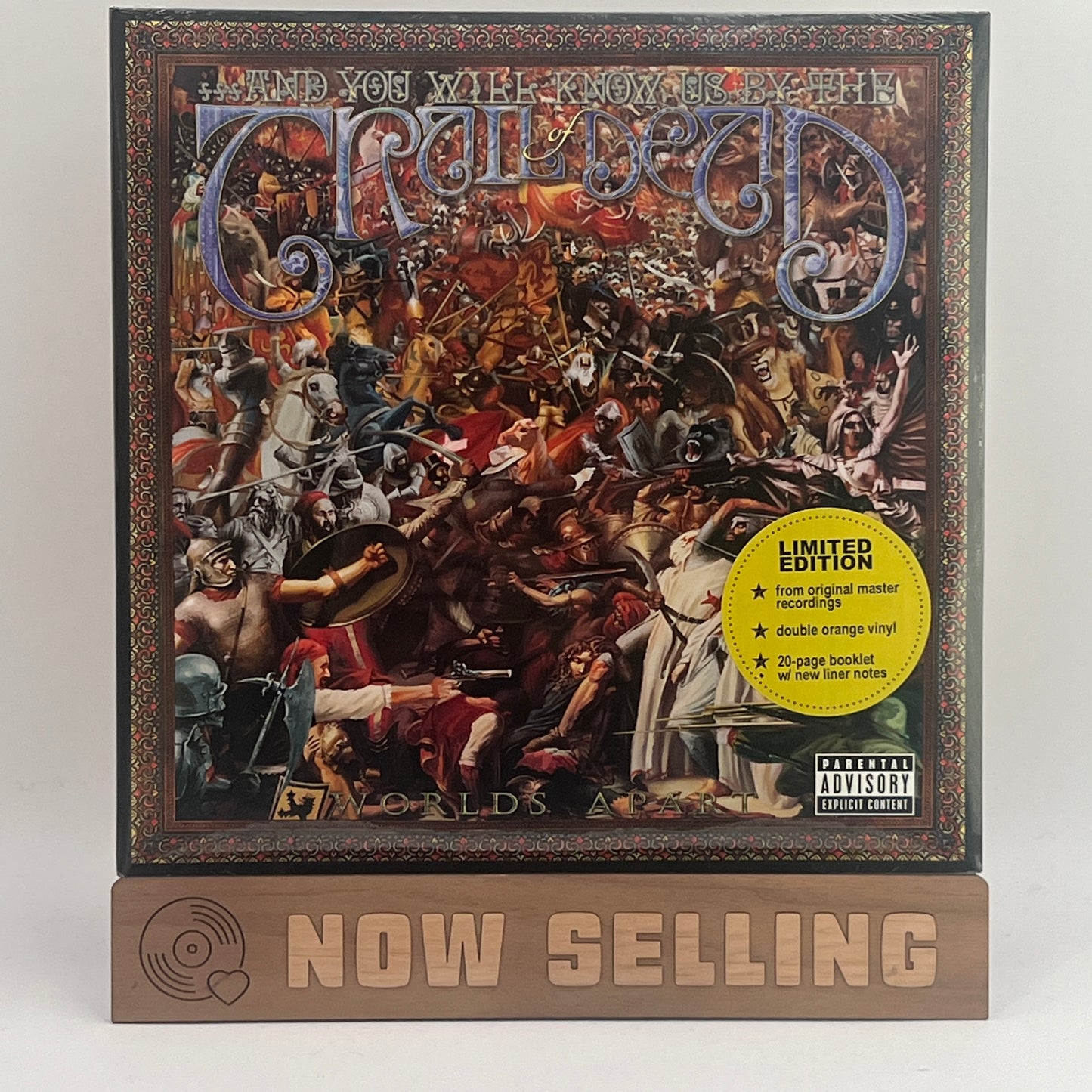 ...And You Will Know Us By The Trail Of Dead - Worlds Apart Vinyl LP Orange Translucent SEALED