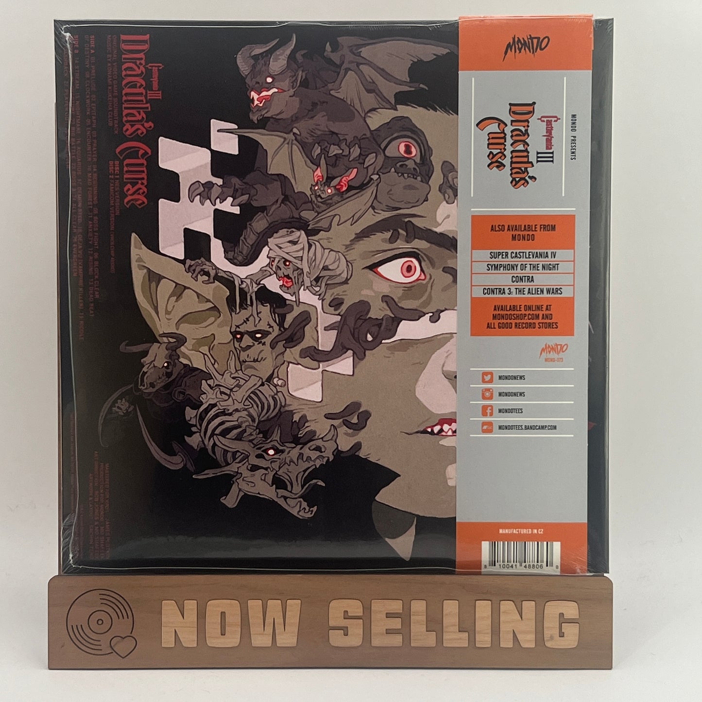 Castlevania III: Dracula's Curse Soundtrack Vinyl LP Eco SEALED Konami Mondo