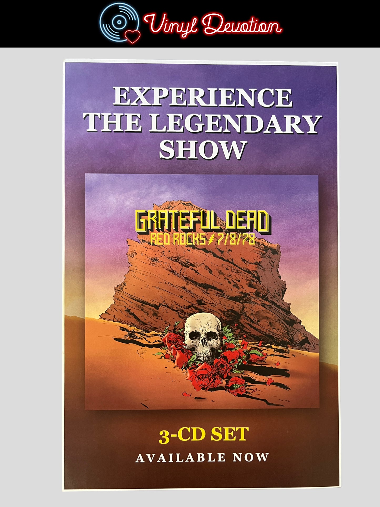 Grateful Dead - 2016 Red Rocks Live Release Promo Posters 11 x 17 inches